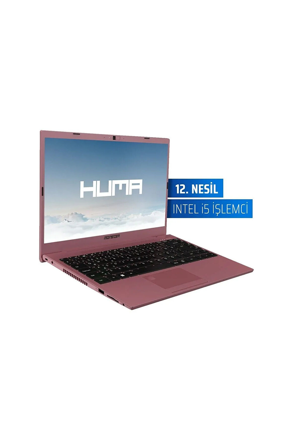 Monster Huma H4 V5.1.11 Intel Core i5-1235U 32GB RAM 1TB SSD FreeDOS 14,1" FHD Rose Gold Taşınabilir Bilgisayar