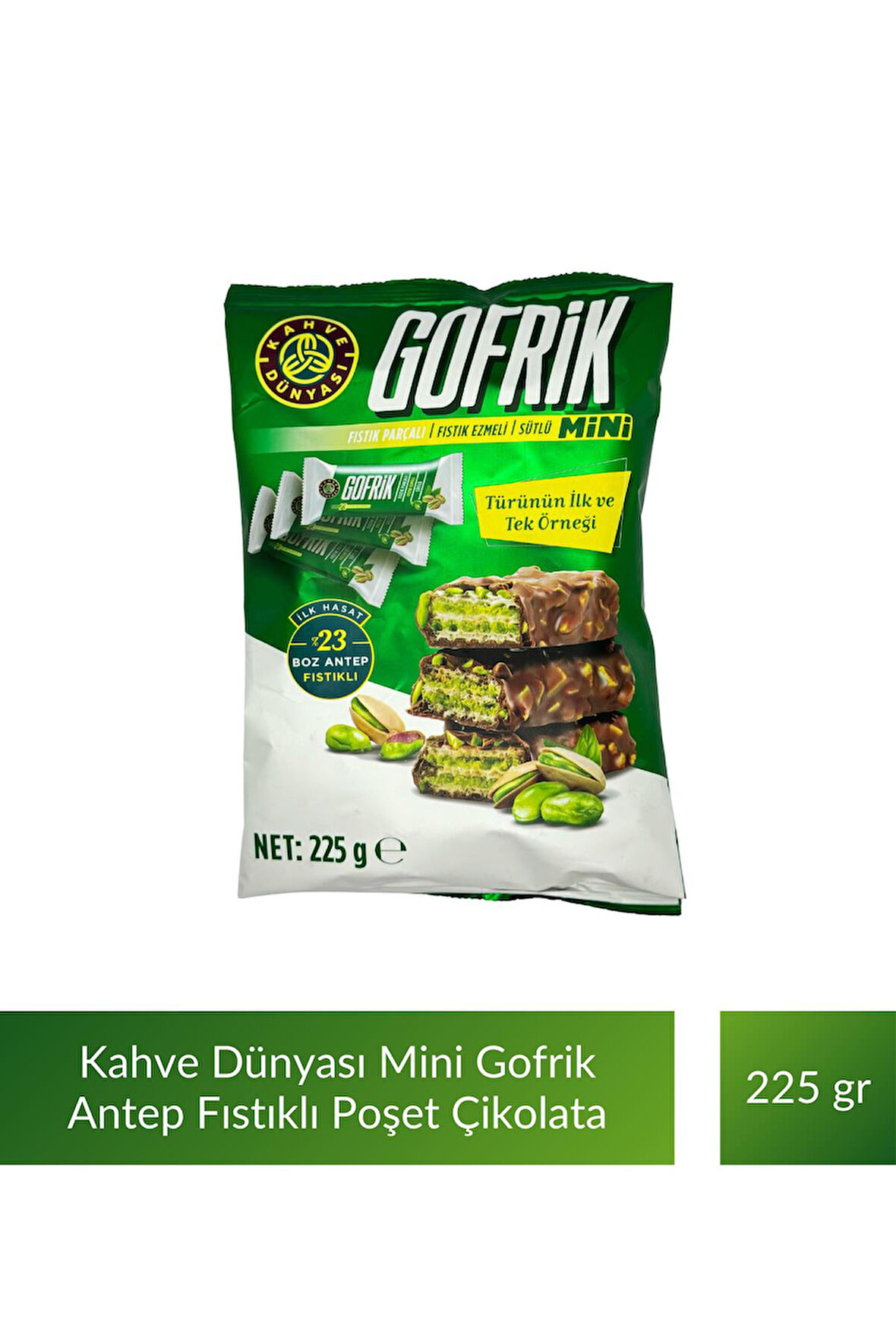 Kahve Dünyası Mini Poşet Gofrik Çikolata 225 gr