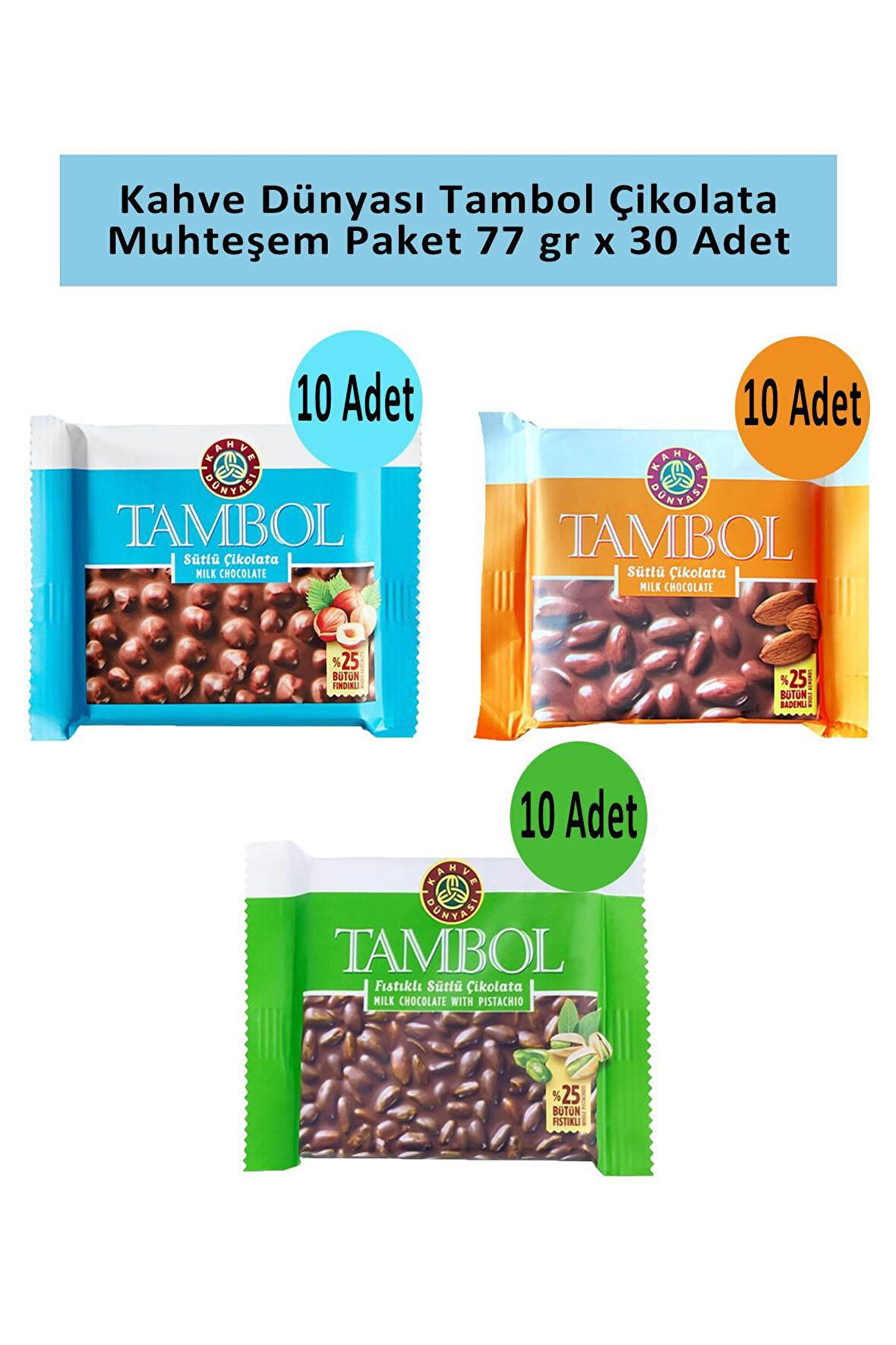 Kahve Dünyası Tambol Muhteşem Paket 77gr x 30 Adet