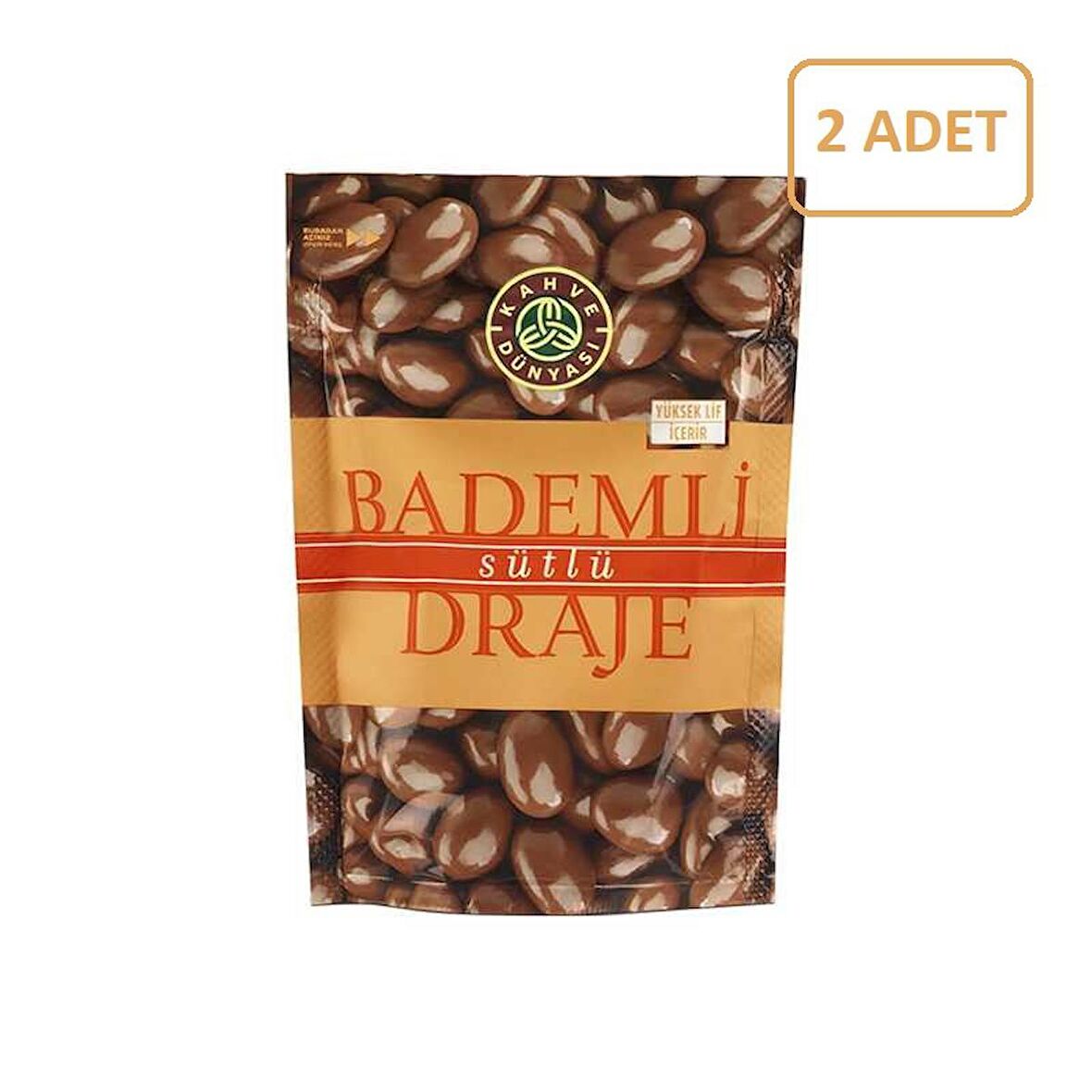 Kahve Dünyası Sütlü Çikolata Kaplı Badem Draje 60 gr (2 Adet)