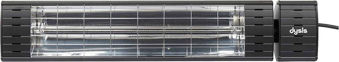 Dysis DH-7452 Art Plus Karbon Serisi IP65 Suya-Toza Dayanıklı 2300 W Siyah Dış Mekan Isıtıcı