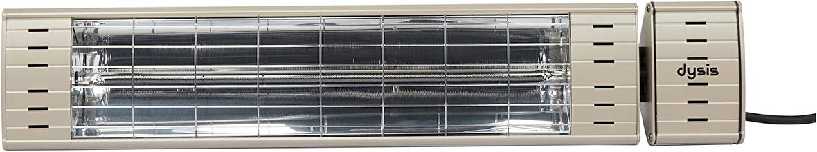 Dysis DH-7486 Art Plus Karbon Serisi IP65 Suya-Toza Dayanıklı 2300 W Bej Dış Mekan Isıtıcı