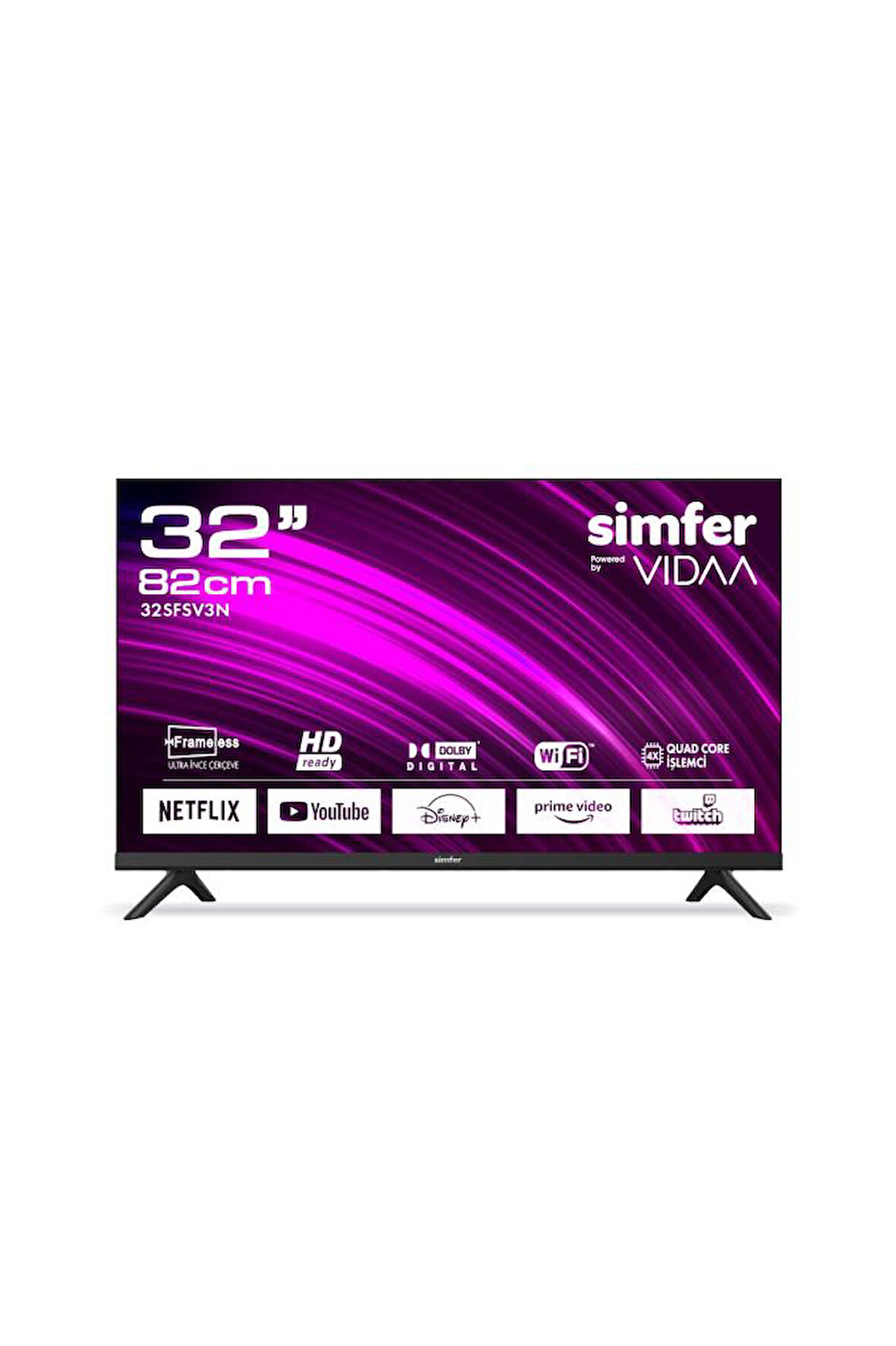 32SFSV3N 82 Ekran 32 " VIDAA Smart LED HD Televizyon