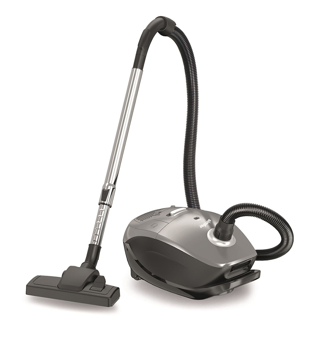 Simfer Toz Torbalı Yatay Süpürge Gümüş Gri SK-6310