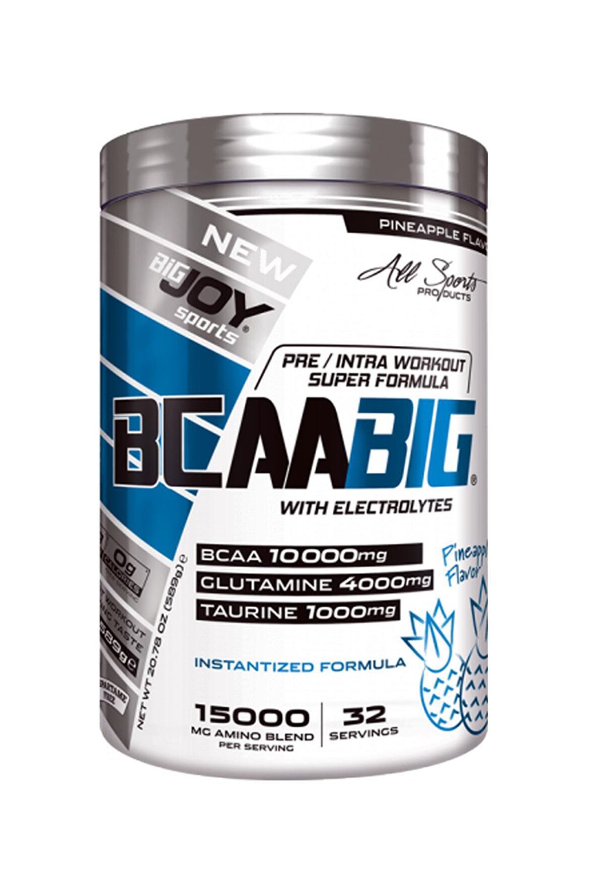 Bigjoy Sports Bcaabig Ananaslı Kompleks Bcaa 589 Gr 32 Servis