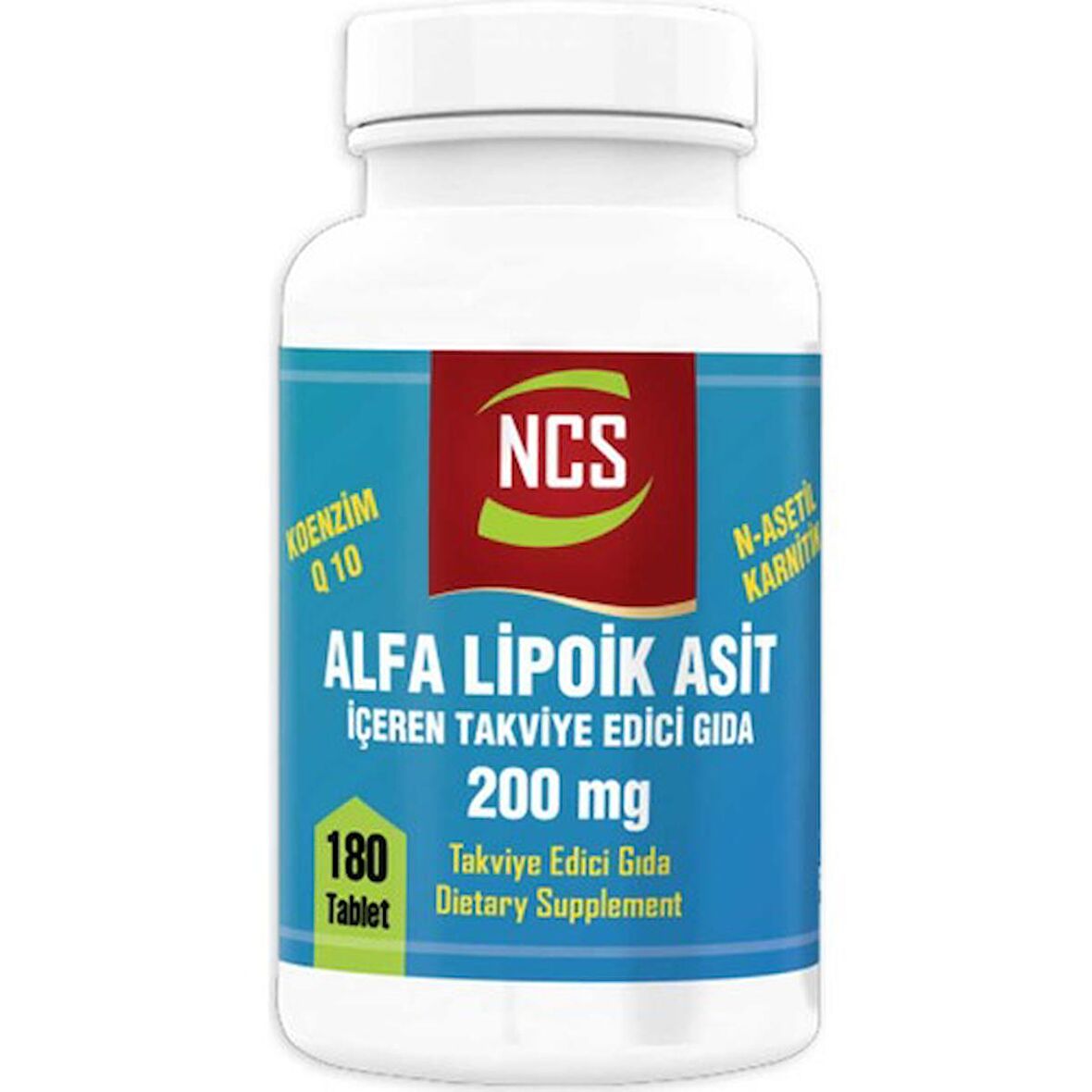 Ncs Alfa Lipoik Coenzim 200 Mg 180 Tablet