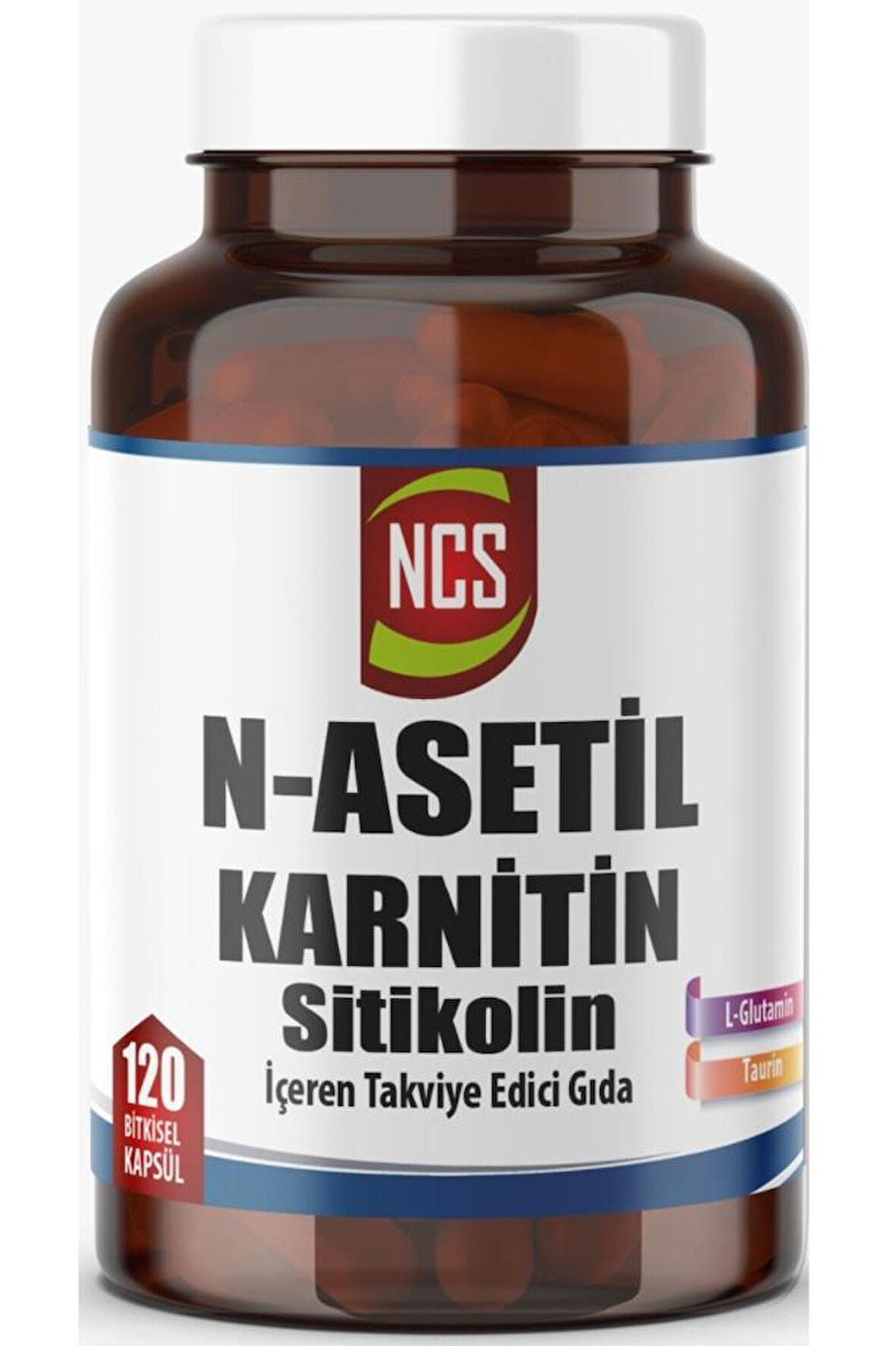 Ncs N-Asetil Karnitin L-Glutamin Taurin ve Sitikolin 120 Bitkisel Kapsül (Neuro Optimizer Muadili)