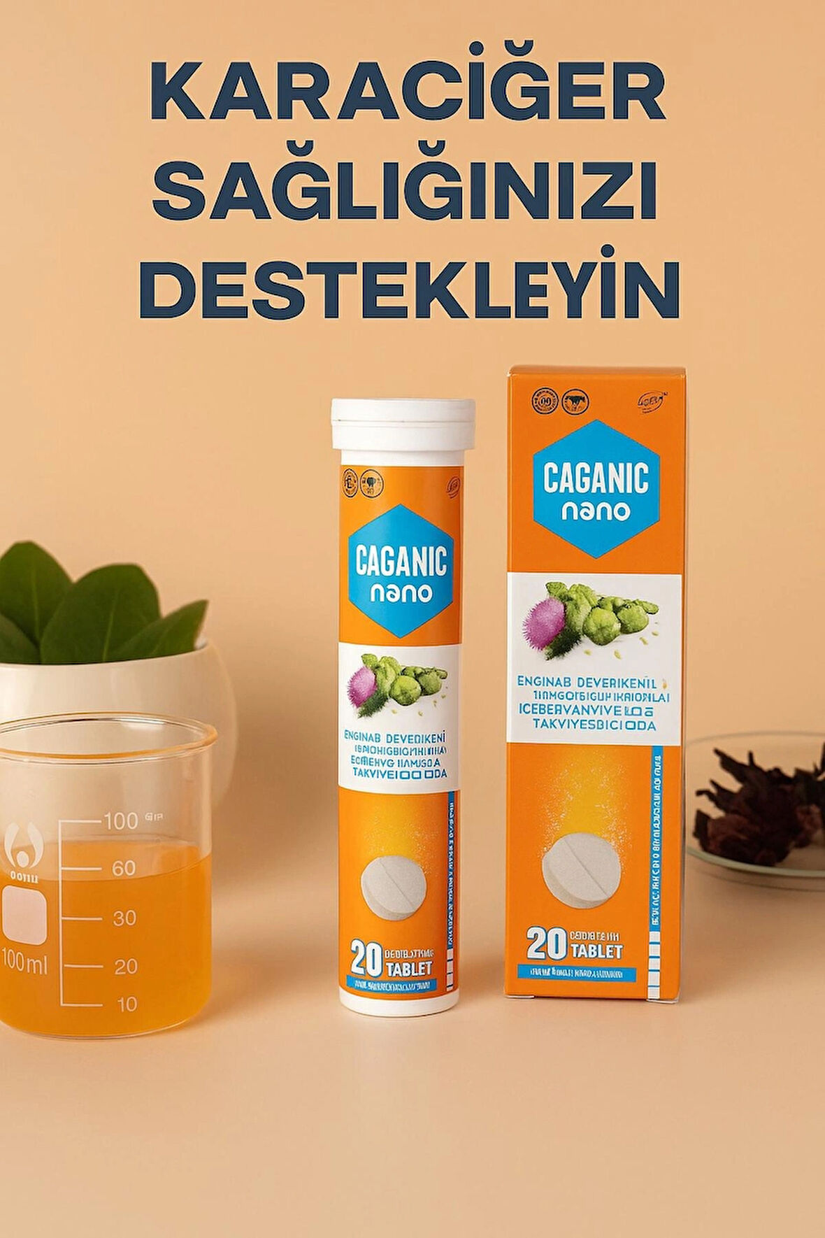 CAGANIC NANO EFERVASAN TABLET