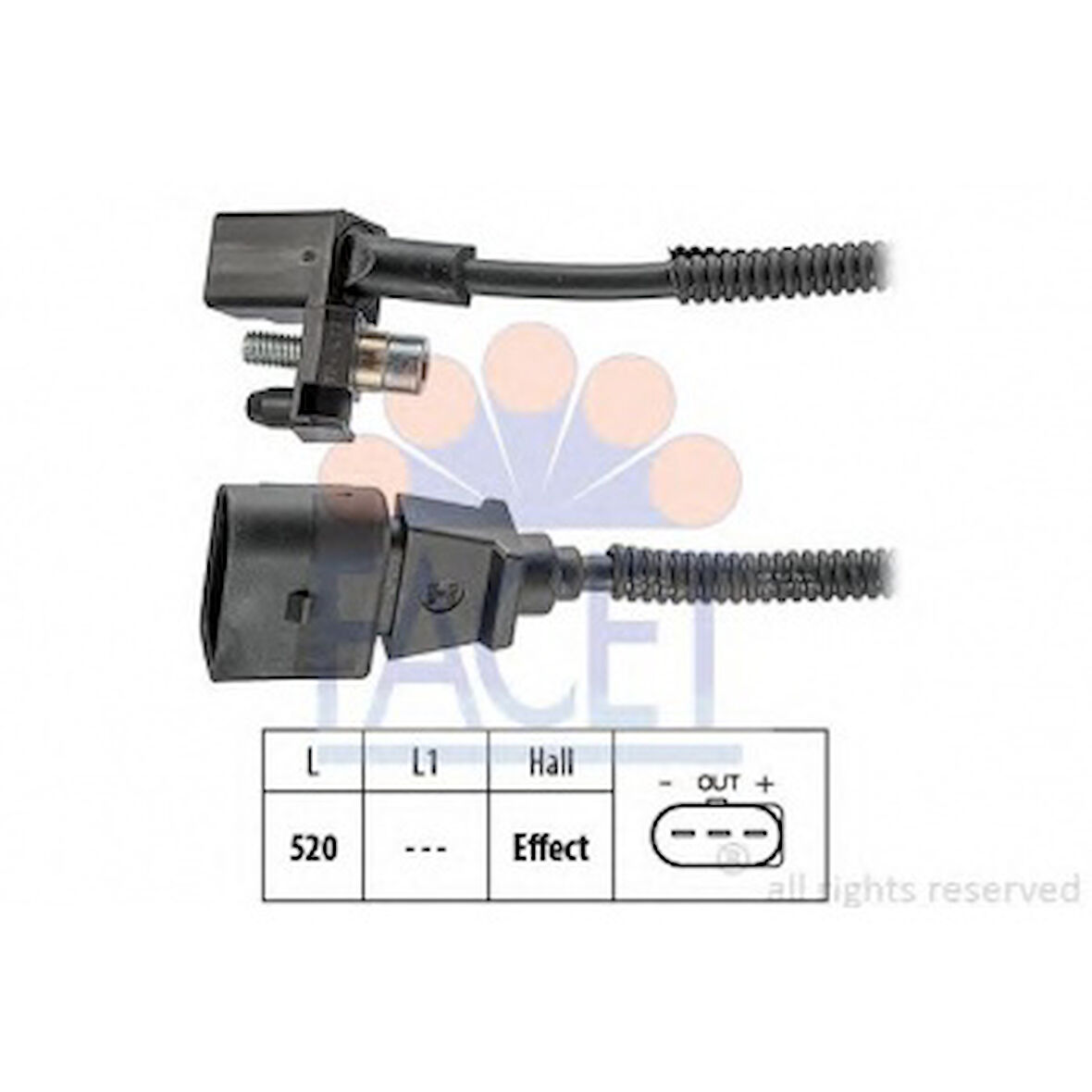 Vag Krank Devir Sensoru Polo 02>05 A2 00>05 Cordoba 03>05 İbiza 02>05 Fabıa 00>04 Akq Ape Aua Aus Axp Az - Facet 9.0443