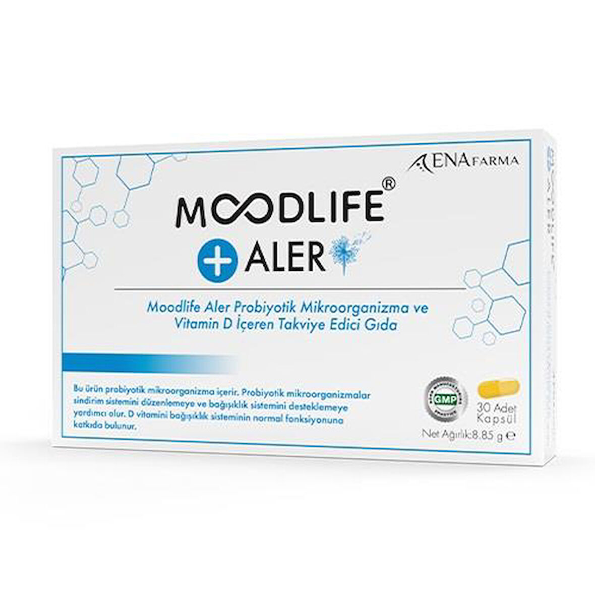 Moodlife Aler Probiyotik D Vitamin 30 Kapsül