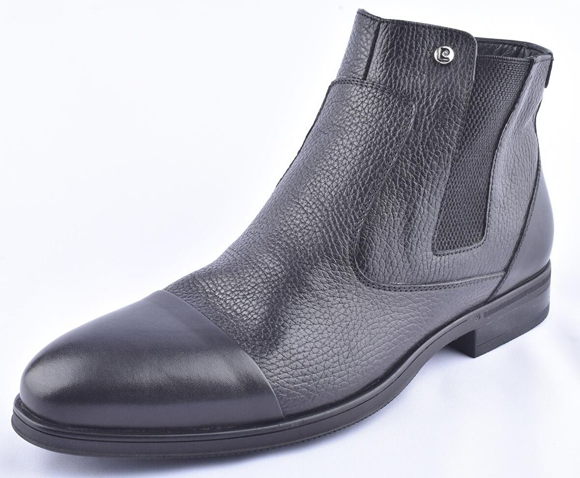 11925251 PİERRE CARDİN DERİ BOT/SİYAH/44