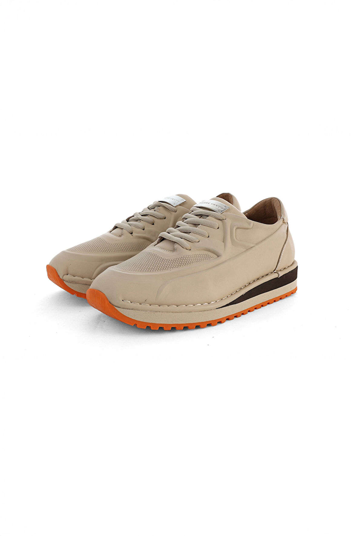 Erkek Pc-80700 Kalın Tabanlı Sneakers - Bej | 40