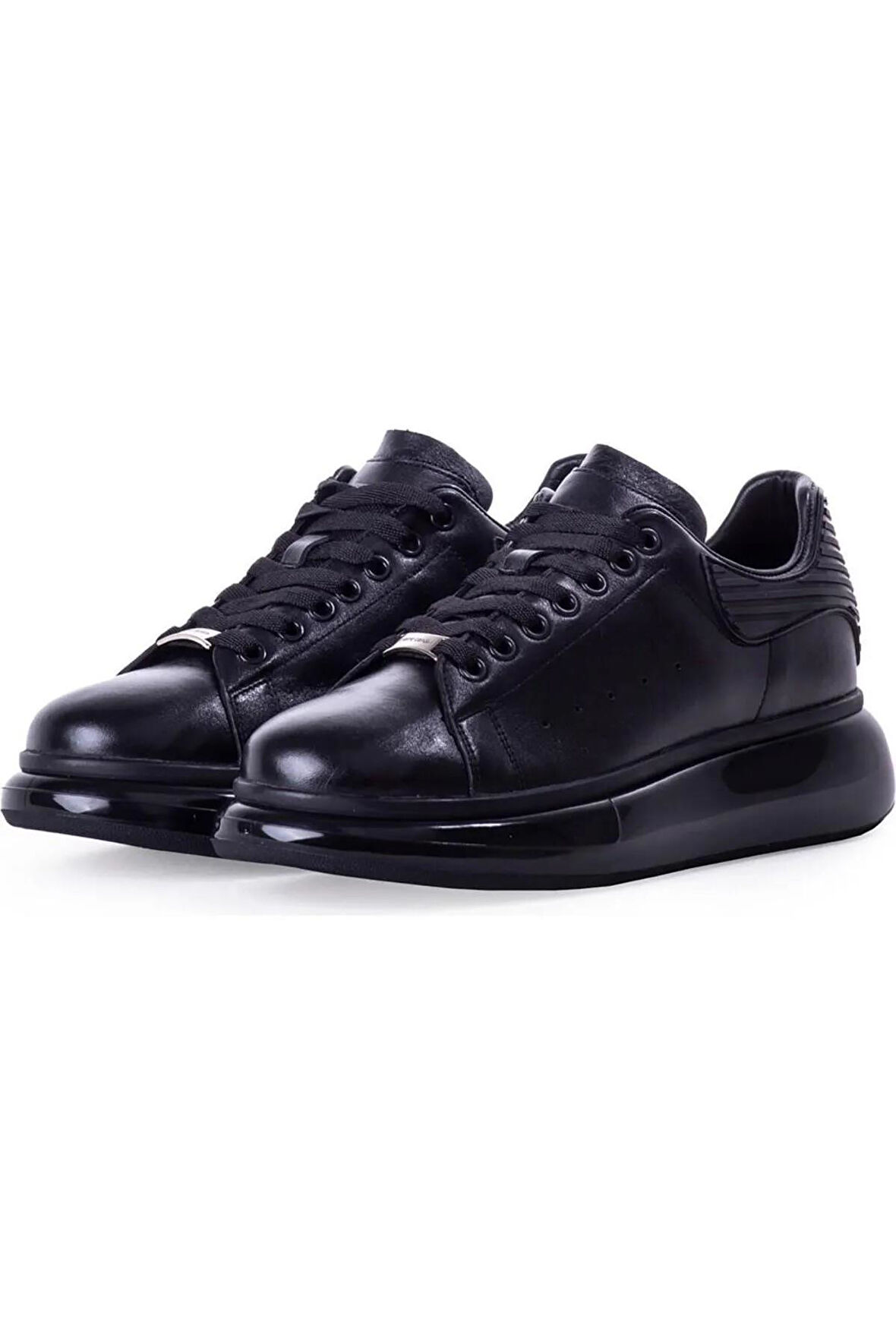 Pierre Cardin 10205 Air Taban Deri Sneaker Siyah