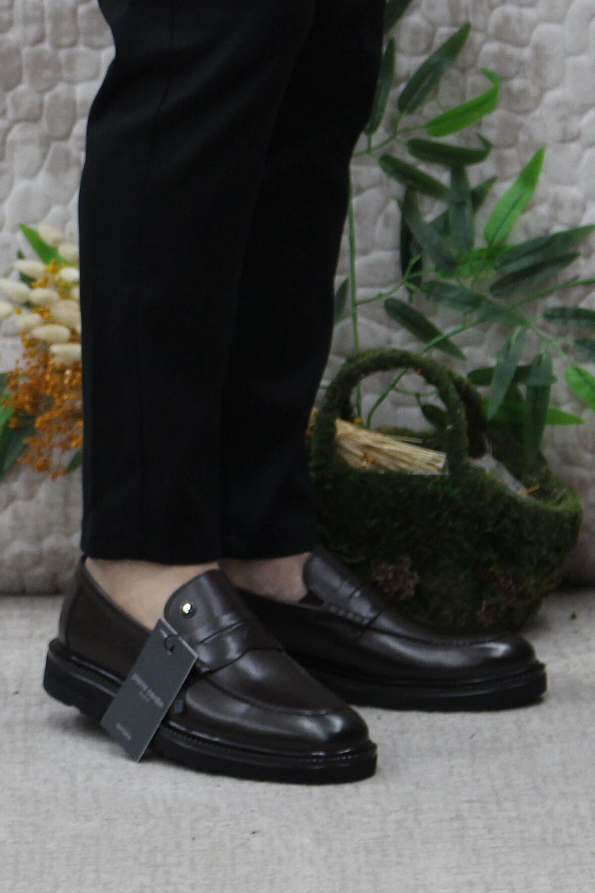 Pierre Cardin 241075 Kahve Hakiki Deri Erkek Loafer Erkek Ayakkabı