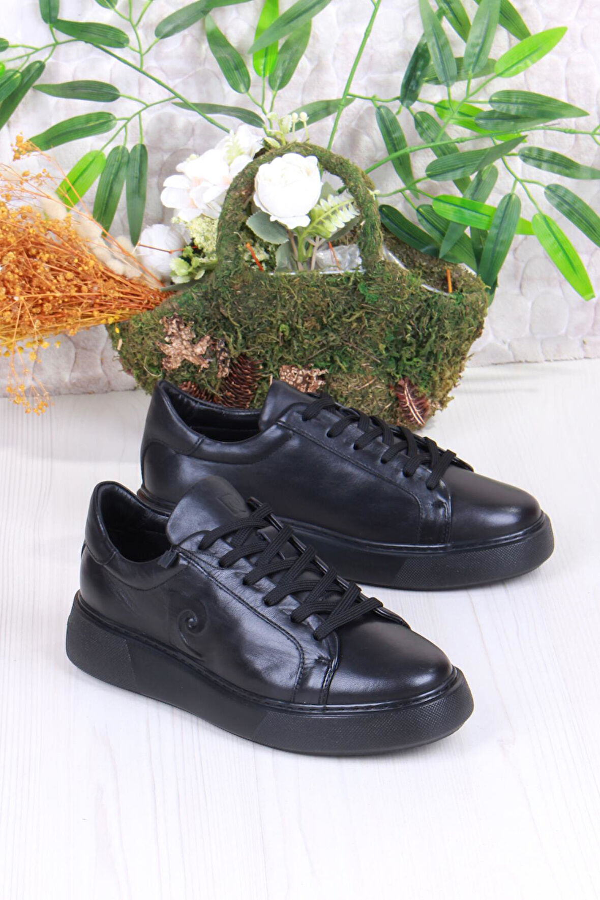 Pierre Cardin 1362002 Siyah Orijinal Ürün İç Ve Dış Hakiki Deri Sneaker Erkek Ayakkabı