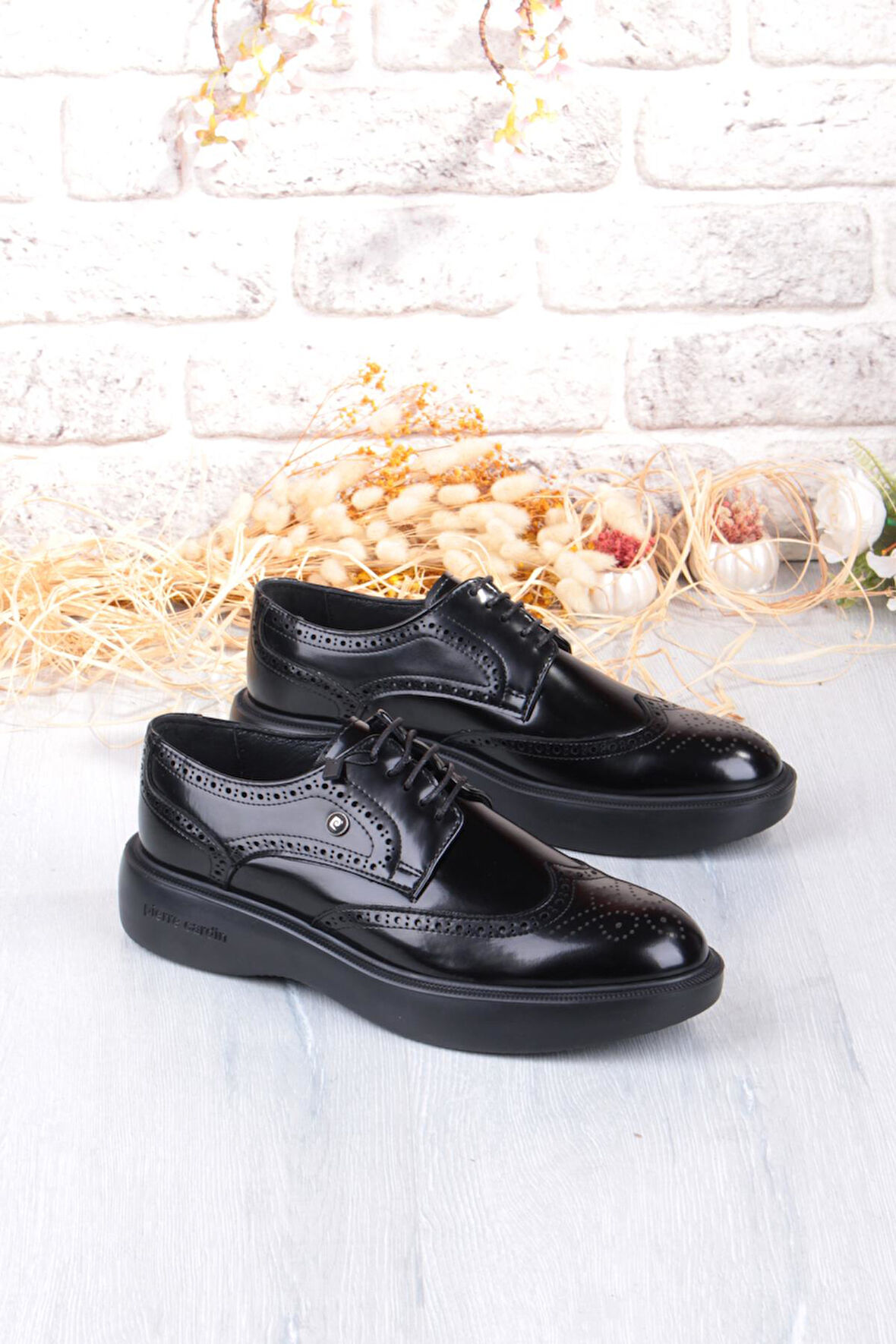 Pierre Cardin 70913 Siyah Açma Damat Ayakkabısı Takım Ayakkabısı Erkek Ayakkabı