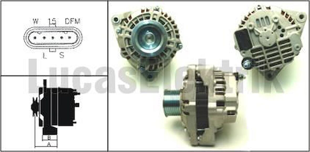 ALTERNATOR 100A 24V RENAULT PREMIUM VOLVO FE 300 26.320 18.320 26.340 18.340 26 - LUCAS LEA0762