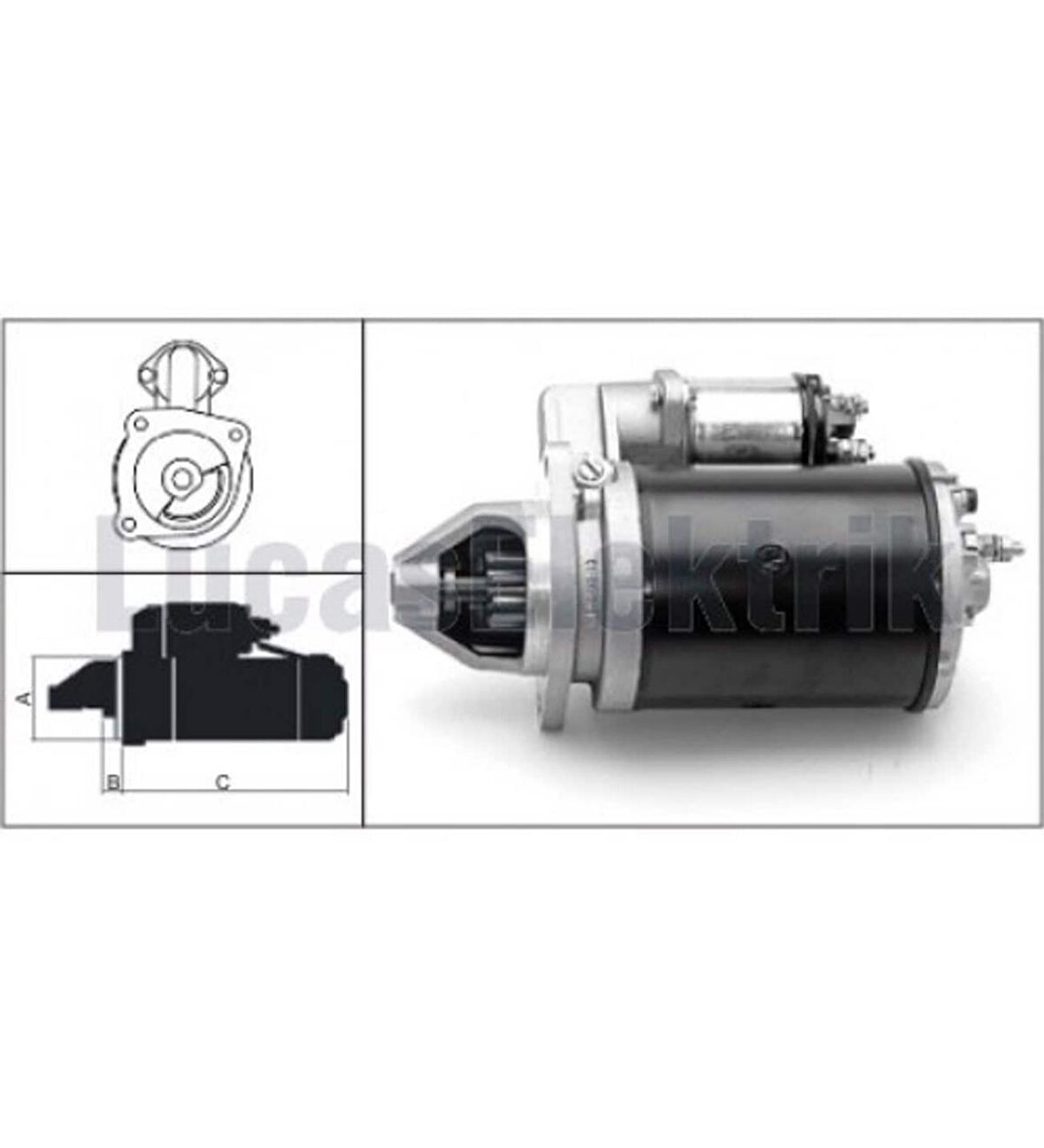 ALTERNATOR 120 AMP SMX1-SMX2-SB1-SB2-SB3-SLX200-SL200E-SL300E-SL400E - LUCAS 619 206 91