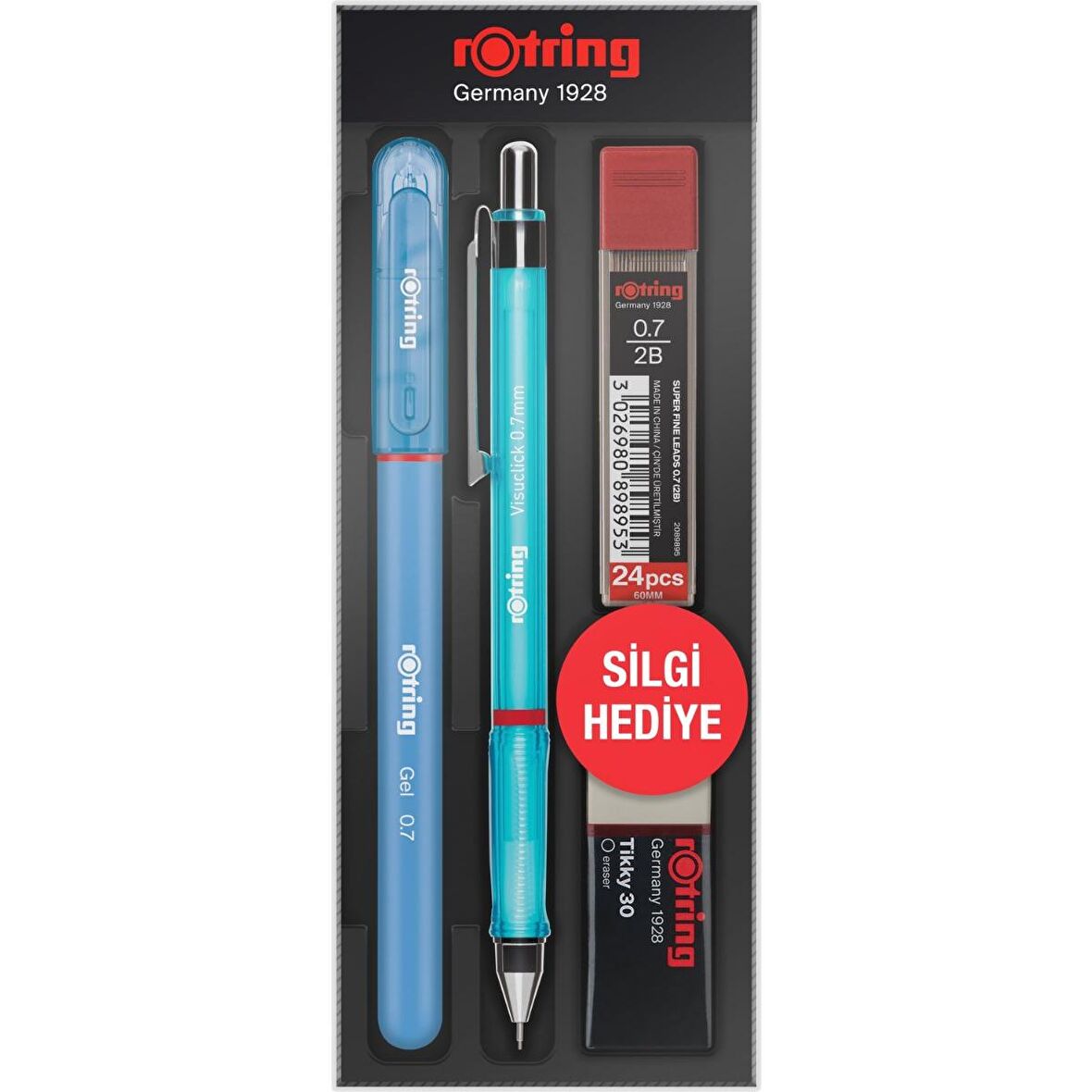 Rotring Visuclick + Jel Okul Seti 0.7 mm Mavi