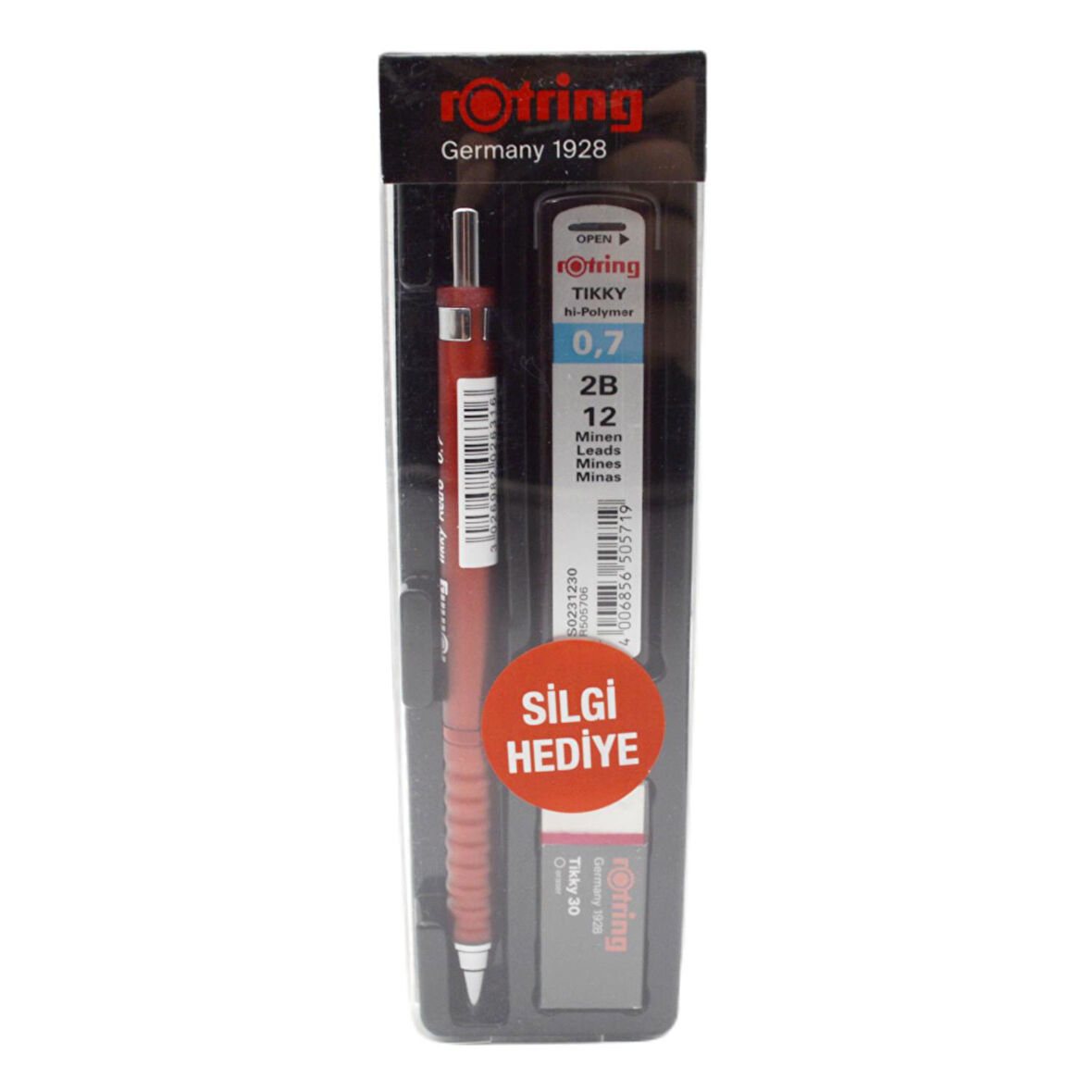 Rotring Retro Versatil Uçlu Kalem Uç-Silgi 3 lü Okul Seti 0.7