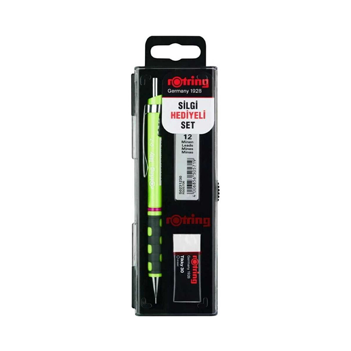 Rotring Tikky Rd 0.7+min Silgi Hediyeli Limon Yeşili