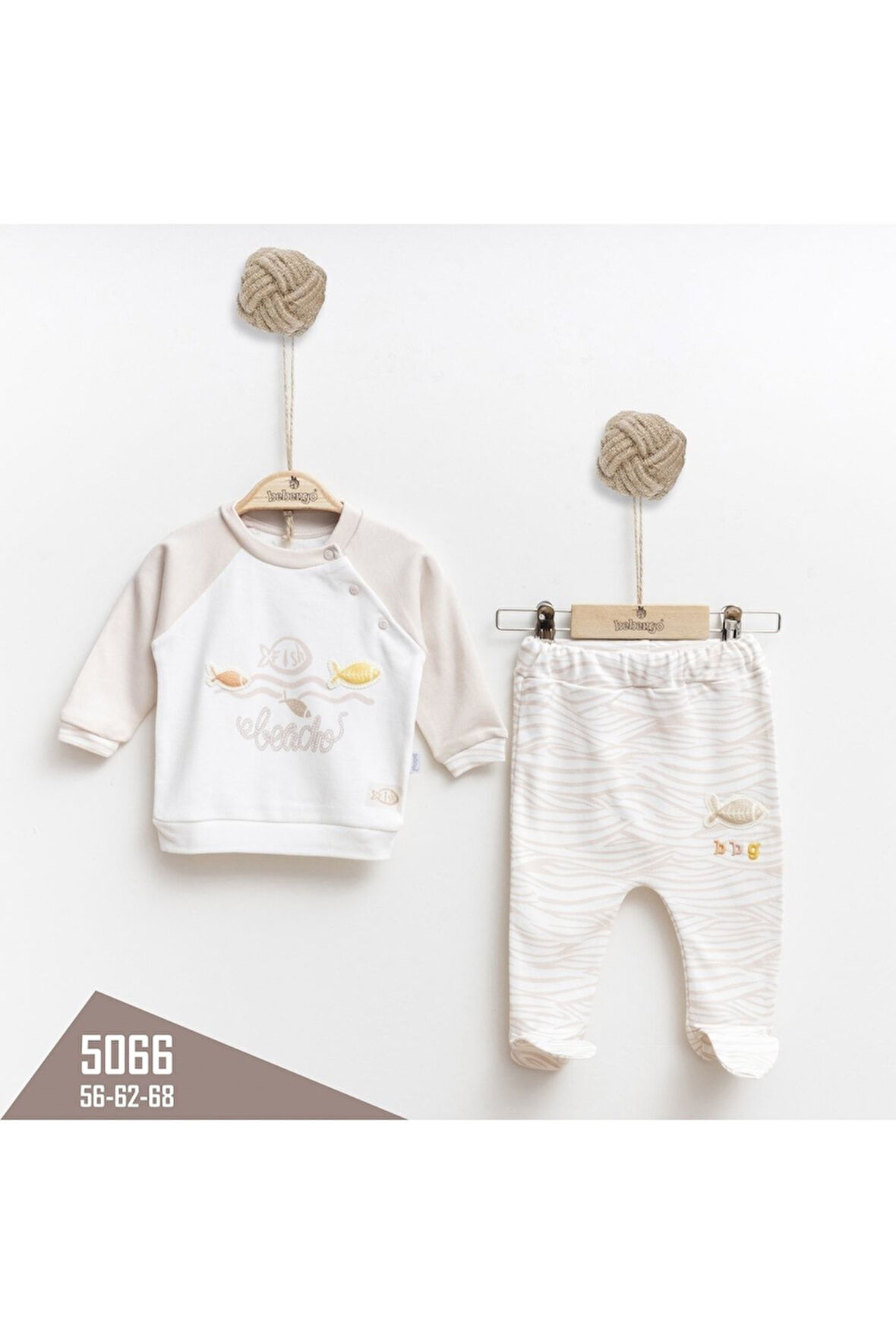 Tke5067 Balıklı Patiksiz 2 Li Takım