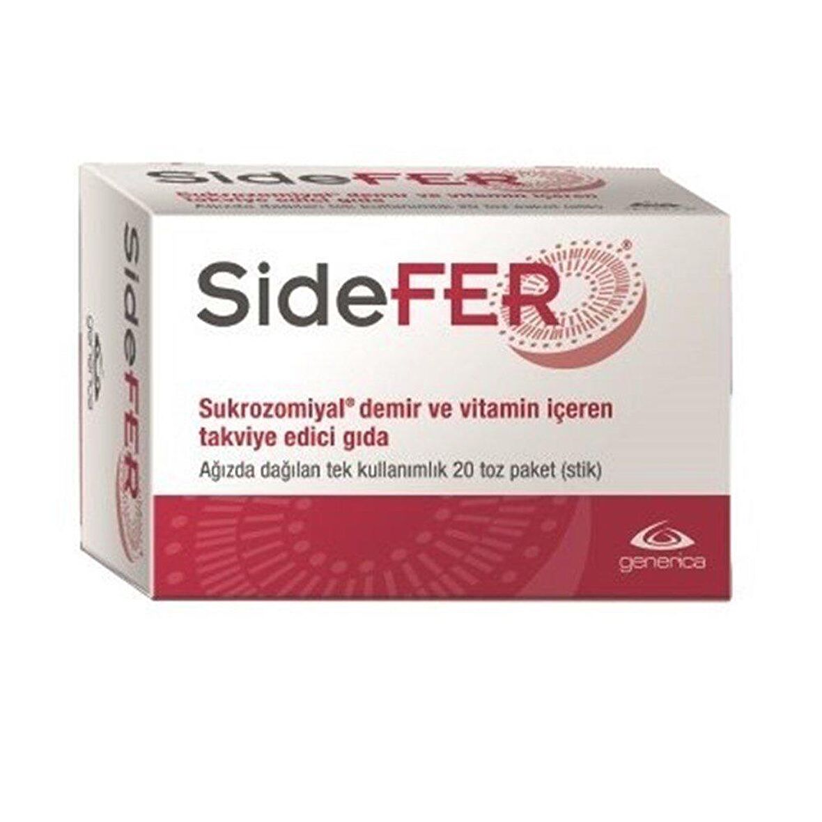 Sidefer Stick- 20 Tek Kullanımlık Toz Paket