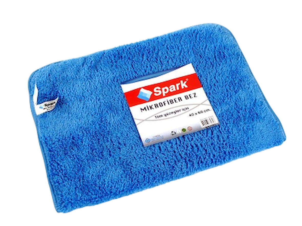 Spark 2314 Mikrofiber Cila ve Temizlik Bezi 60x40 cm – Yüksek Emicilik, Zahmetsiz Temizlik
