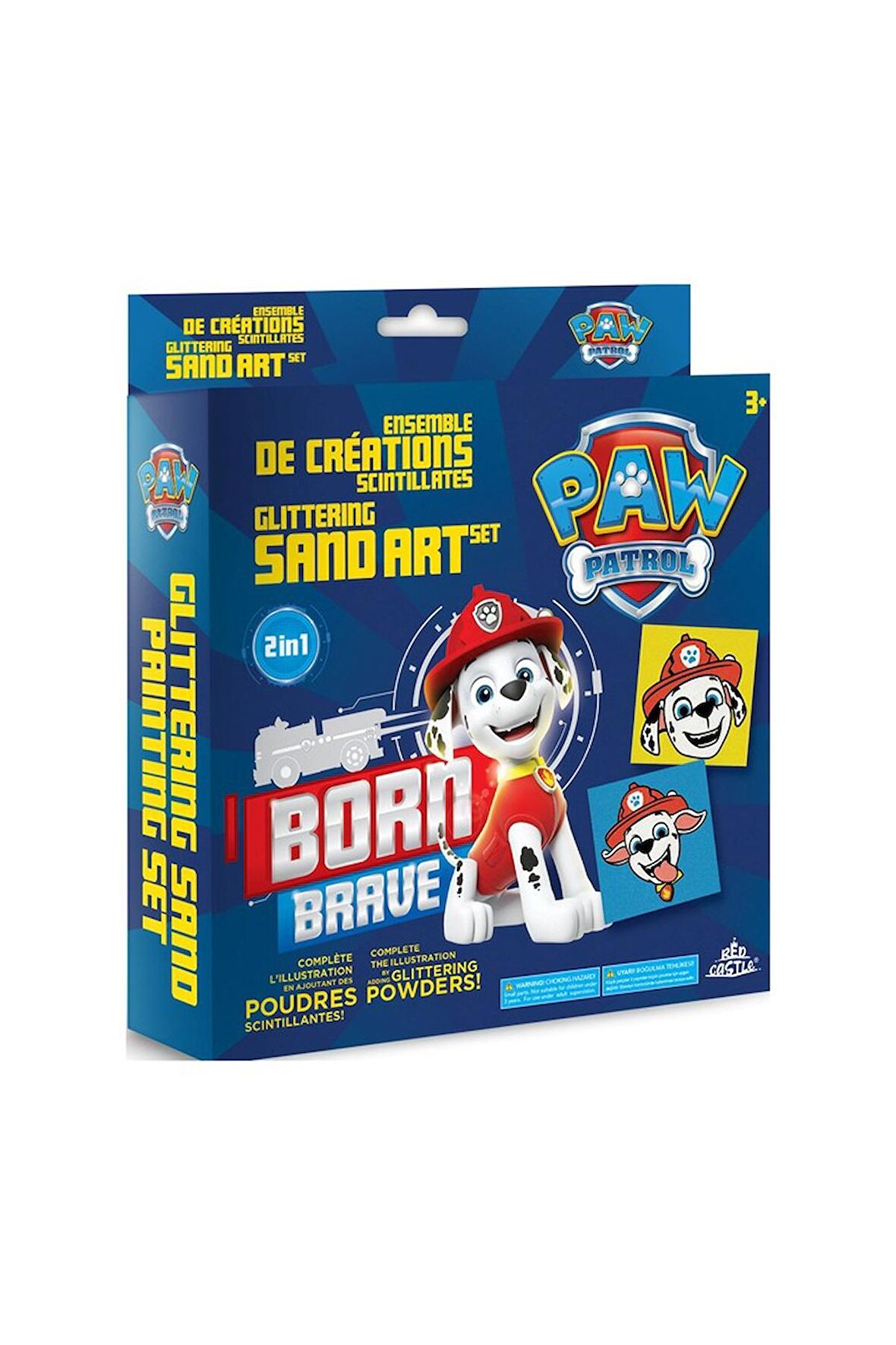 Paw Patrol Chase Kum Boyama Seti-Red Castle MBKA-02