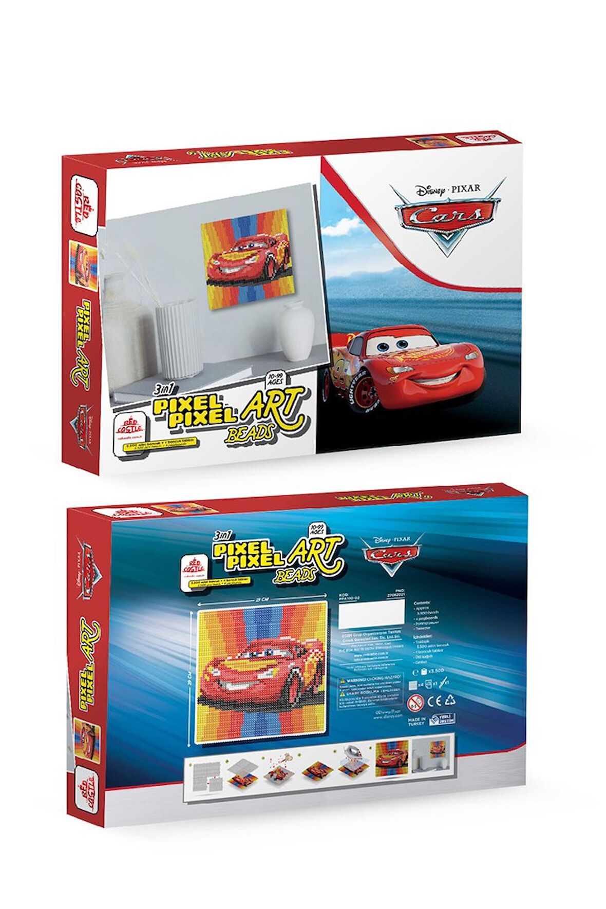 Disney Cars Yetişkin Boncuk Aktivite Seti-Pixel Pixel PPA100-02