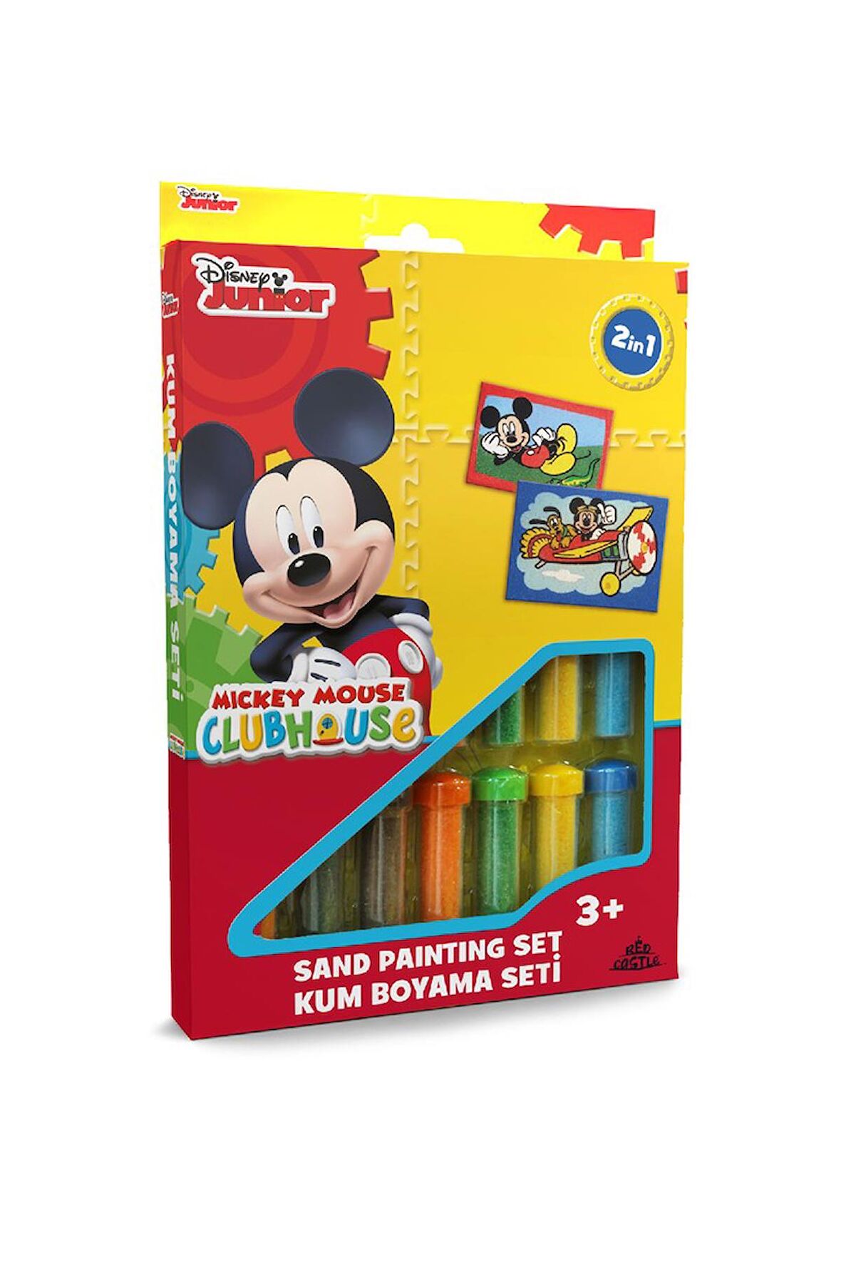 Eğitici ve Eğlenceli Kum Boyama Seti Disney Junior Mickey Mouse DS-02
