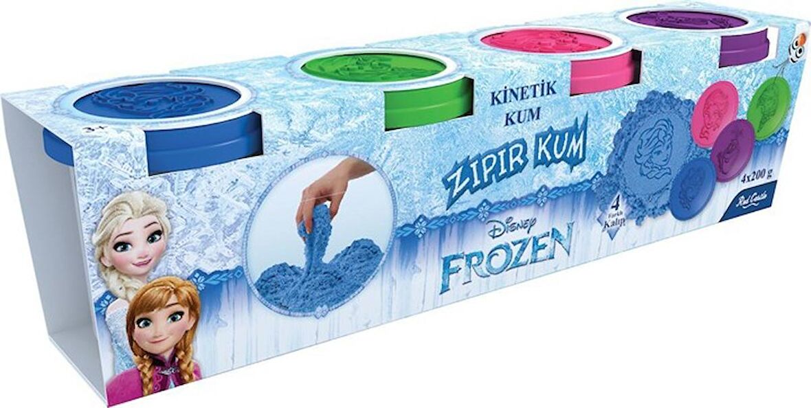 Disney Frozen Karlar Ülkesi Zıpır Kum 4x200 g- ZK-01