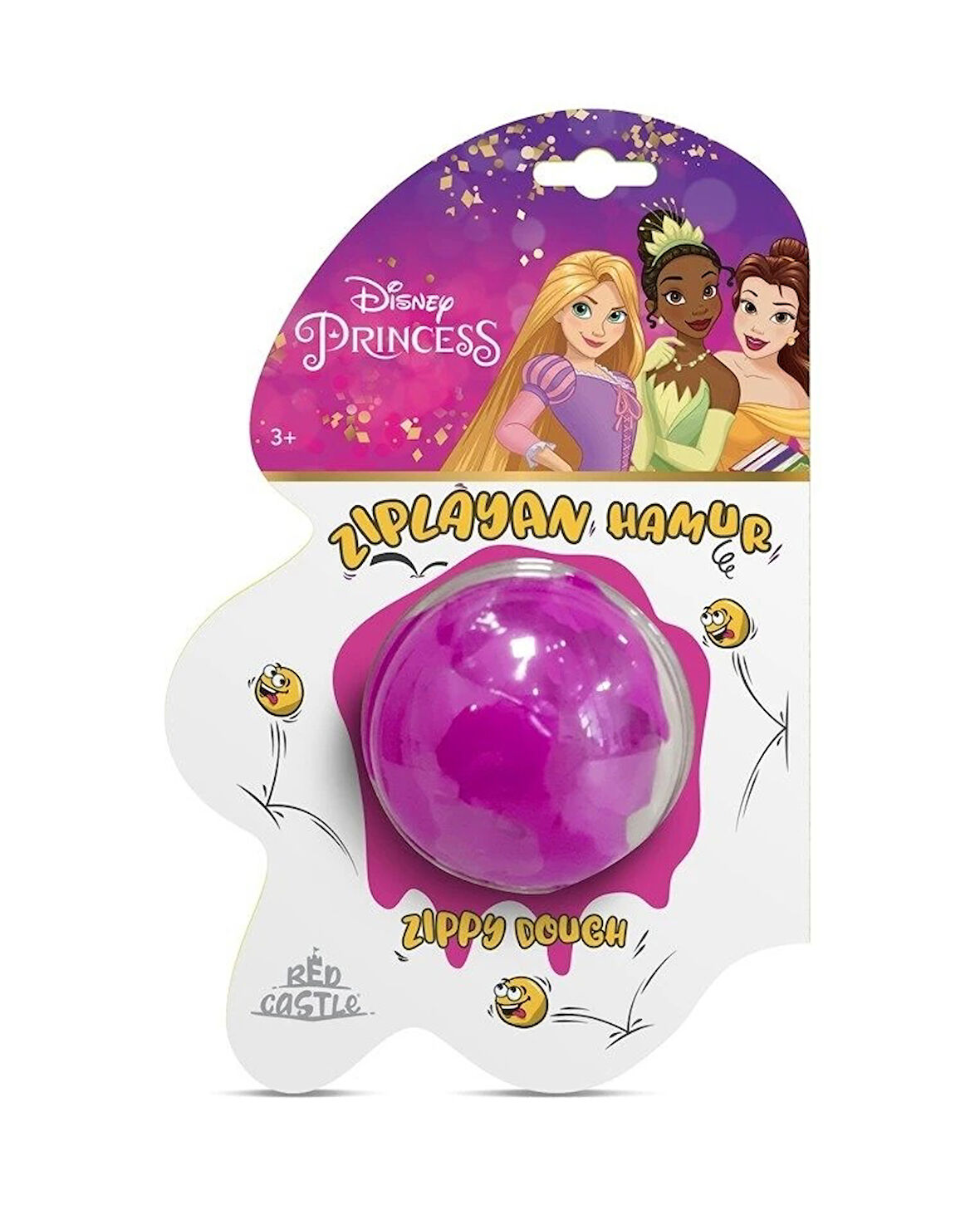 Disney Princess Zıplayan Hamur 30 g Açık Mor-Red Castle ZDB-37