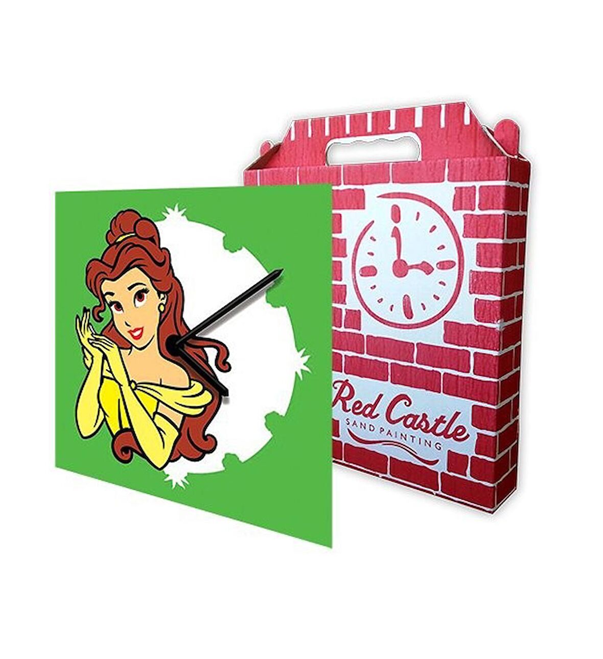 Disney Bella Saat (Clock) Kum Boyama Seti-Red Castle S-0015