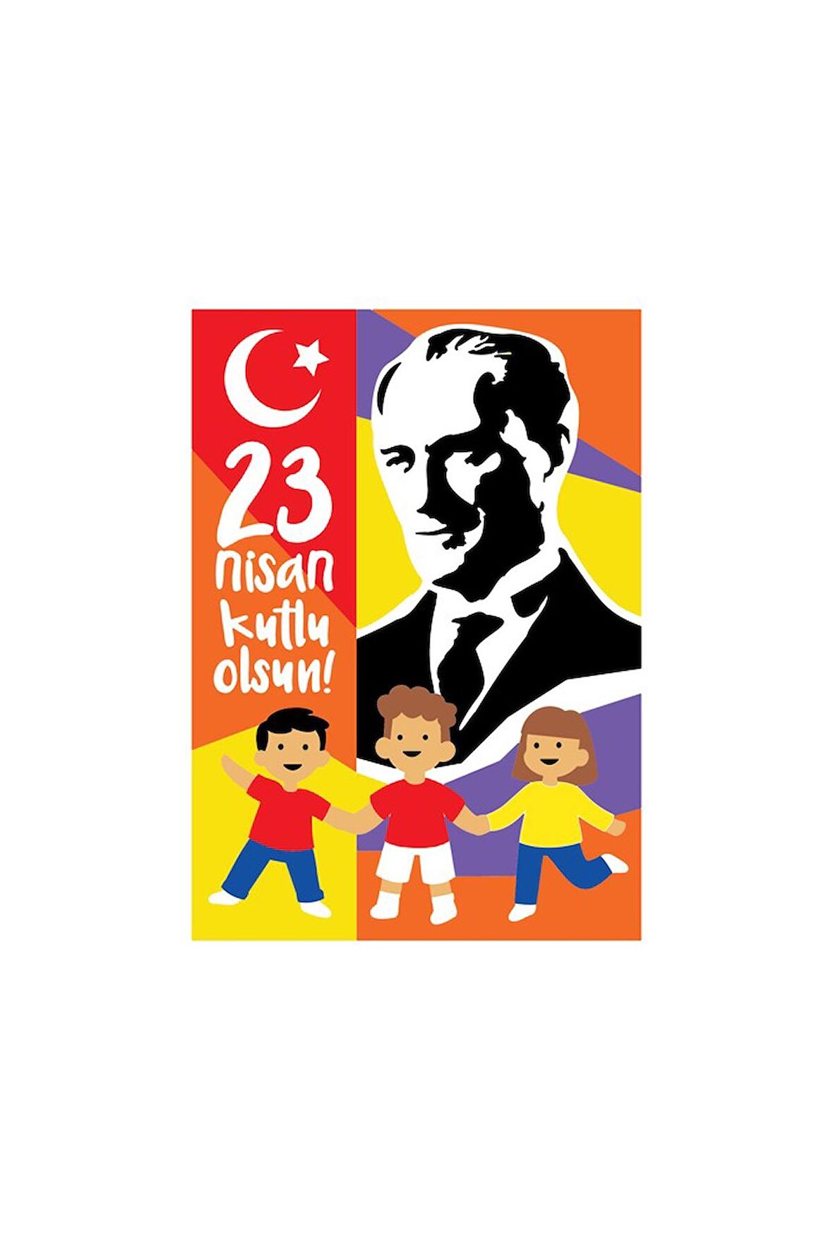 23 Nisan Ulusal Egemenlik ve Çocuk Bayramı Eko Kum Boyama Seti 5 Adet-Red Castle 23NSN-051