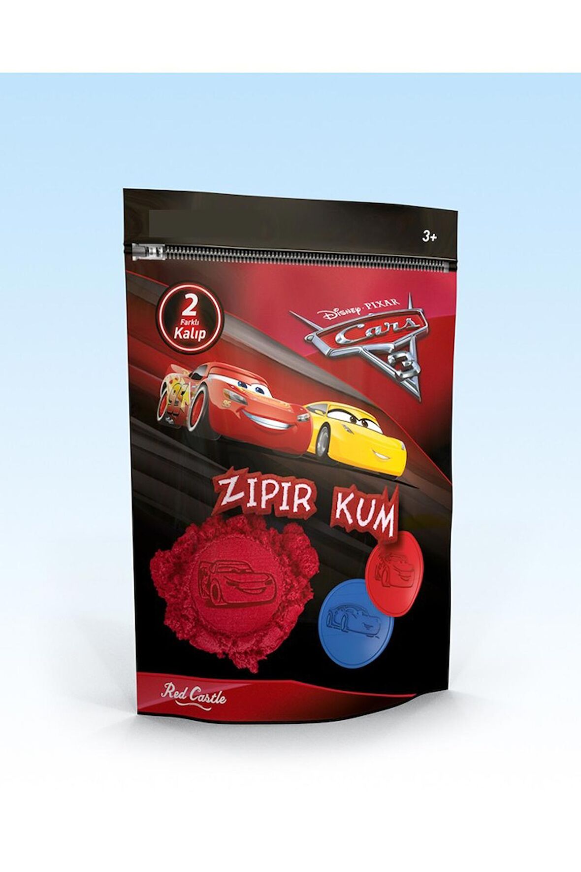 Disney Cars 3 Zıpır Kum Turuncu 500 g-Red Castle ZKP250-04