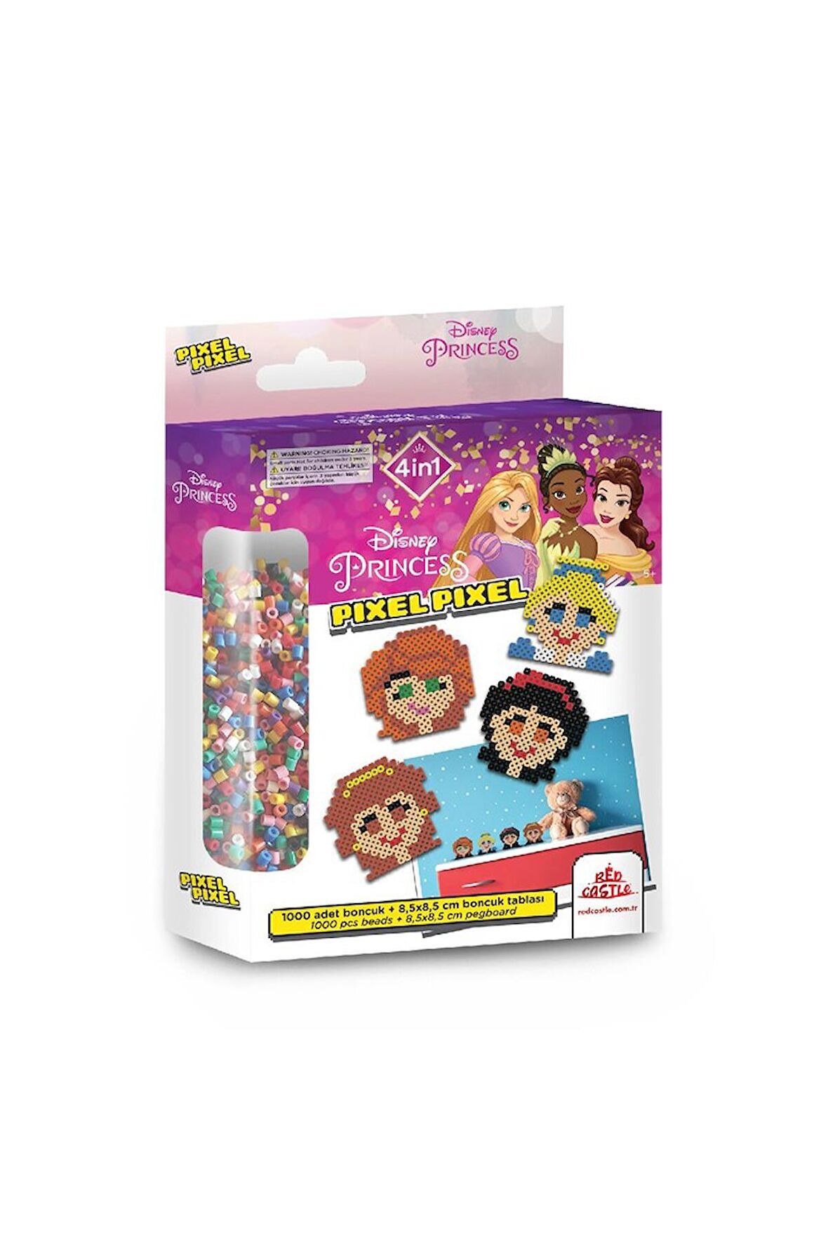 Pixel Pixel Boncuk Aktivite ve Oyuncak Seti-Disney Princess 2000 Boncuk BB29-05