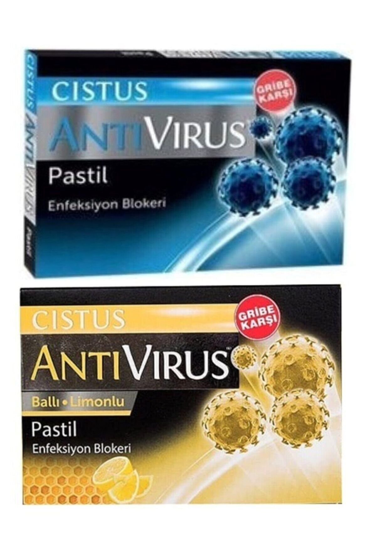 Antivirüs Pastil Cistus Ve Antivirüs Pastil Ballı Limonlu