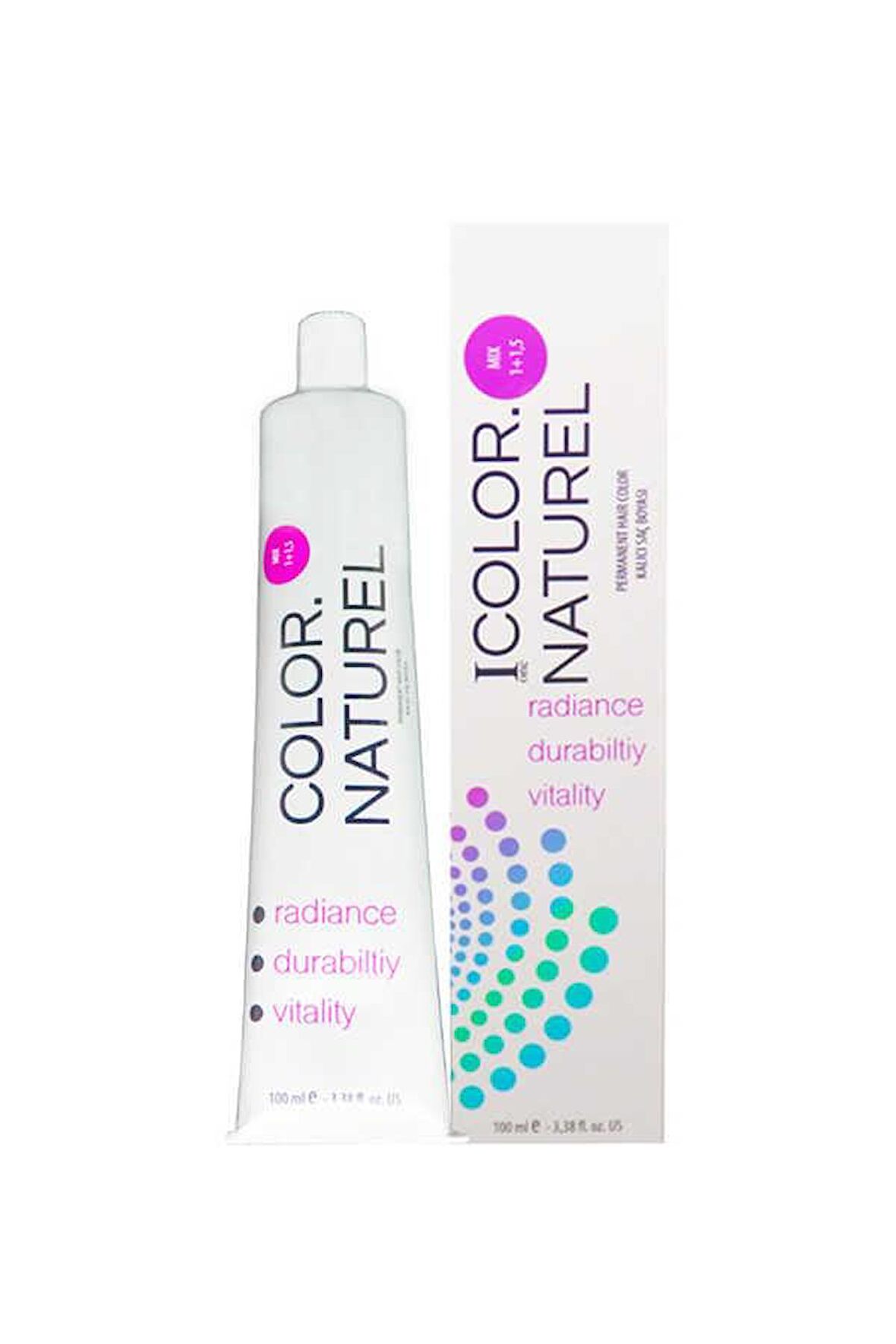 Color Naturel Kalıcı Saç Boyası 100 ml 6.18 Mat Küllü