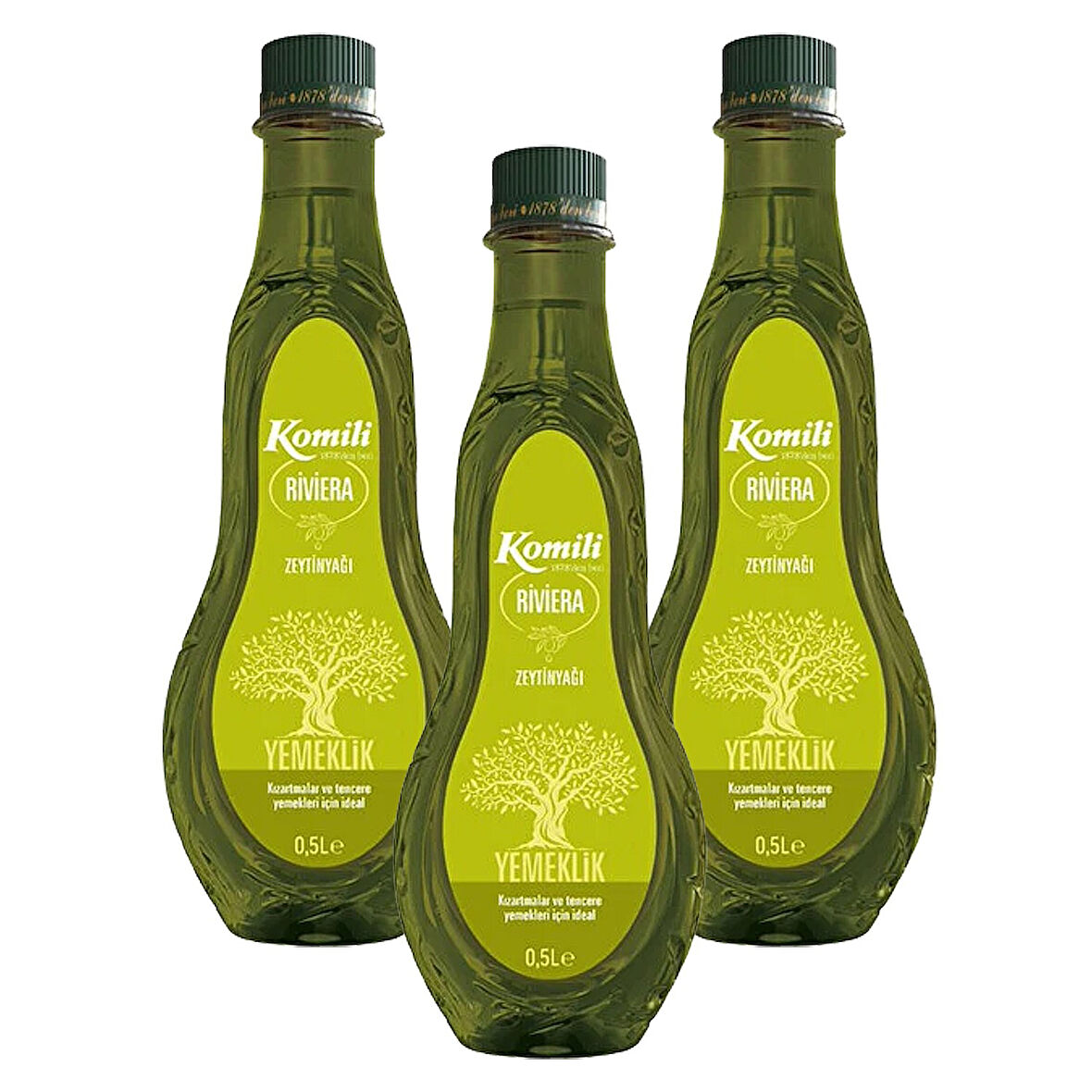 Komili Riviera Zeytinyağı 500 ml x 3 Adet