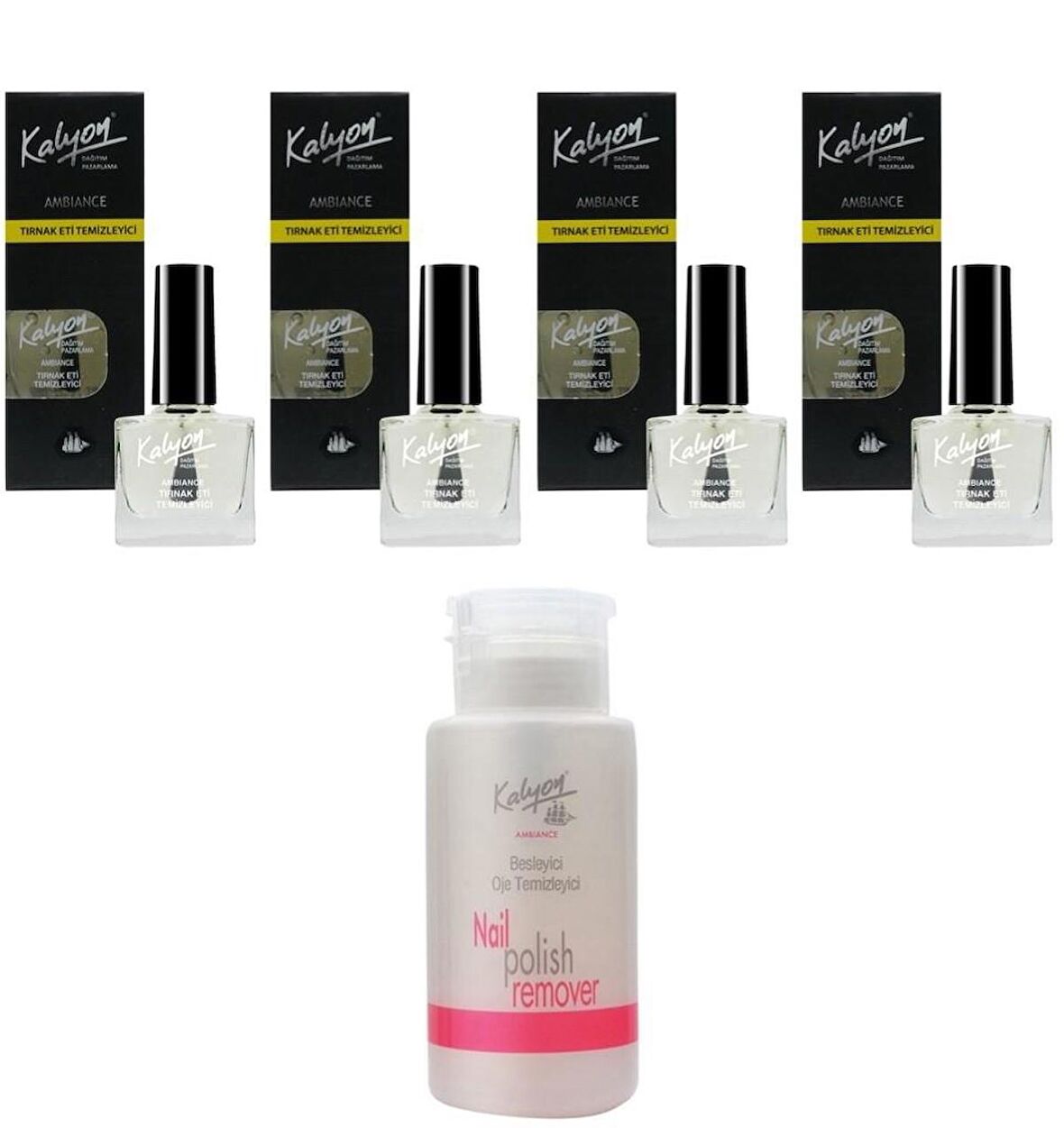 Kalyon Et Temizleyici 4 Adet+Pompalı Aseton 200Ml