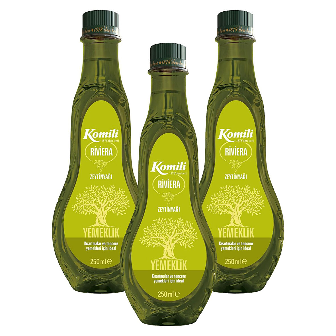 Komili Riviera Zeytinyağı 250 ml x 3 Adet