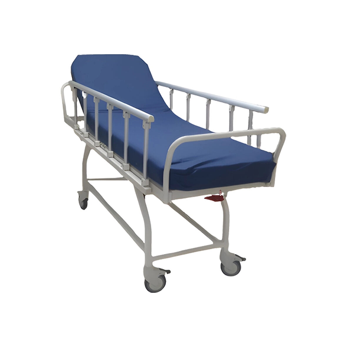 Hasta Taşıma Sedyesi | Trendelenburg Özellikli, Alüminyum Korkuluklu, Sıvı Geçirmez Minderli E-212/A