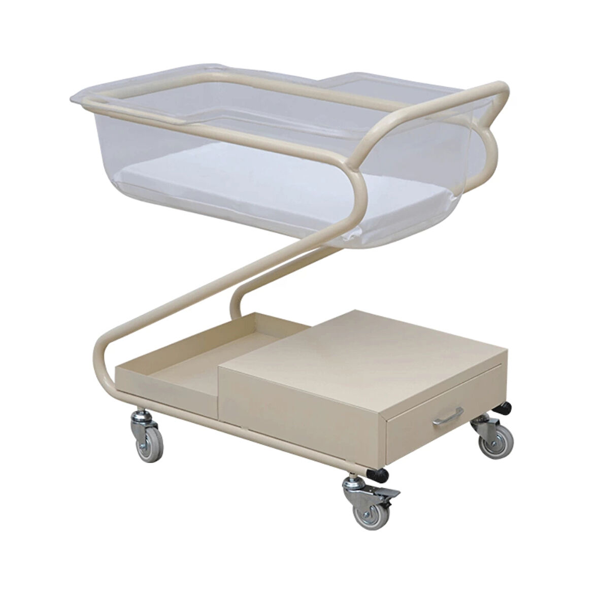 Bebek Kotu | Antibakteriyel Antistatik Pleksiglas ve Çekmeceli Tasarım E-283/A