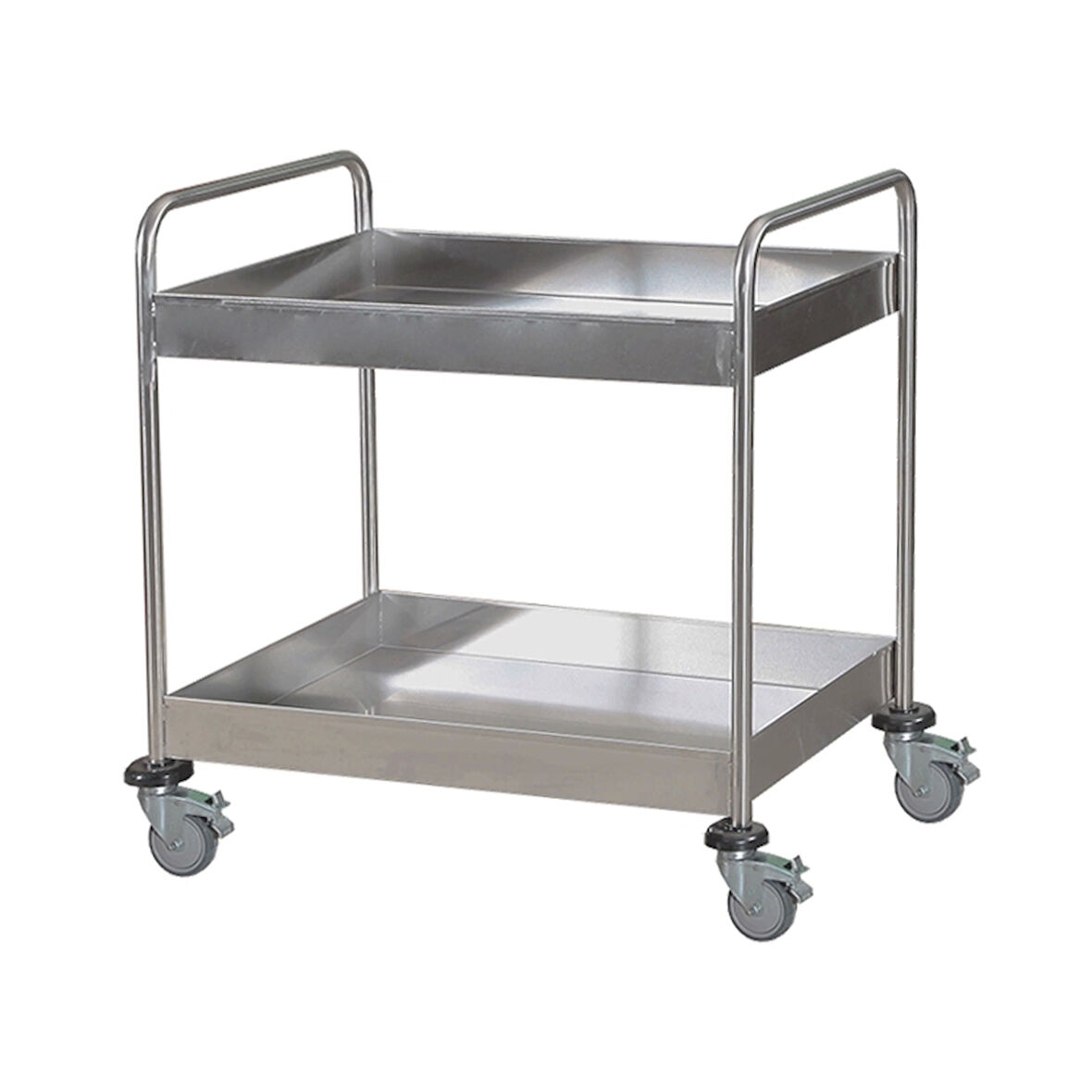 Havuz Tabanlı İki Katlı Paslanmaz Malzeme Arabası | Taşma Önleyici, Güvenli Taşıma Arabası E-261/B