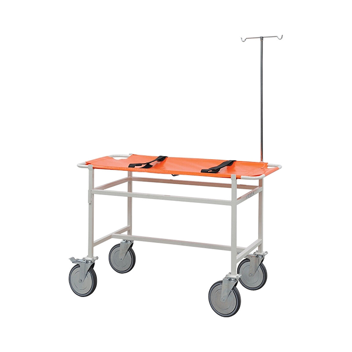 Veteriner Taşıma Sedyesi | Tekerlekli, Ayrılabilir Üst Tabla, Antibakteriyel Branda ve Serum Askılı E-279/C