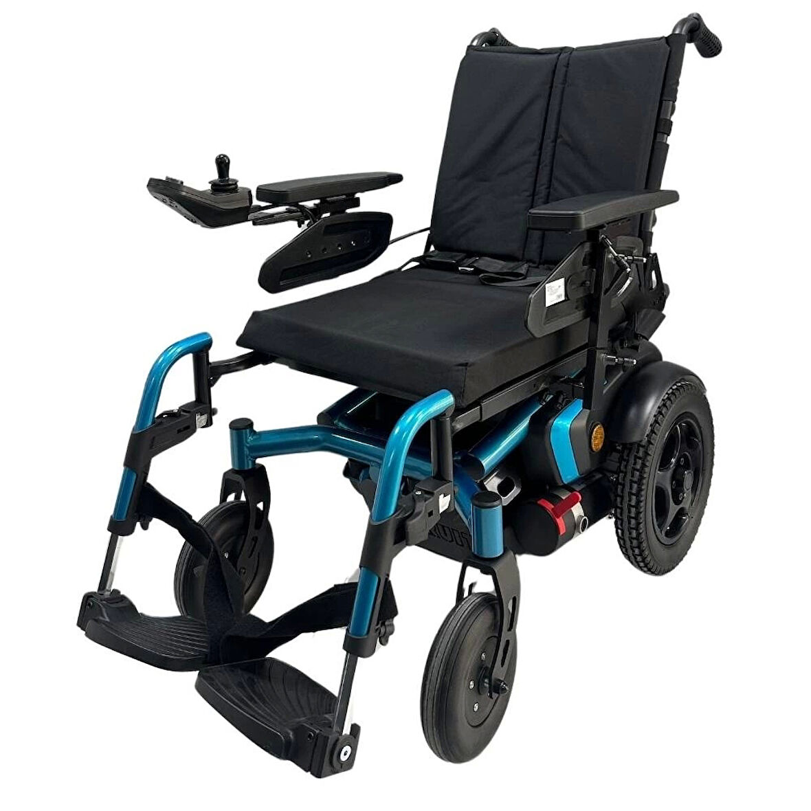 Poylin Akülü Tekerlekli Sandalye Mavi | Manuel Tilt Özellikli, Ayarlanabilir Genişlik, Elektromanyetik Fren P266