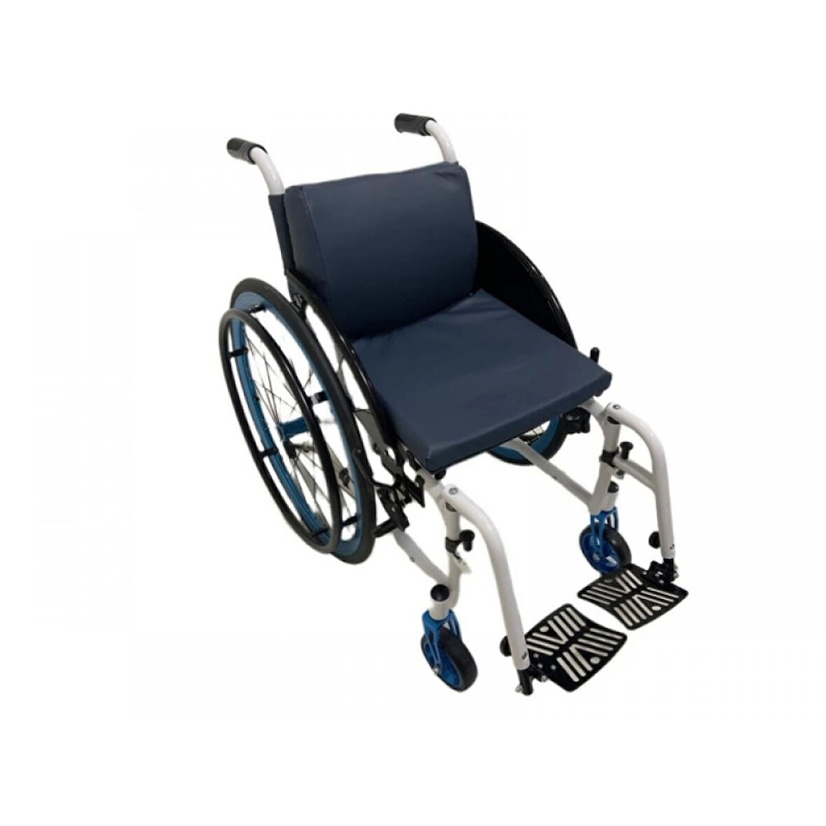 Poylin Aktif Özellikli Alüminyum Tekerlekli Sandalye | Havalı Arka Teker, Katlanabilir Hafif Gövde P145