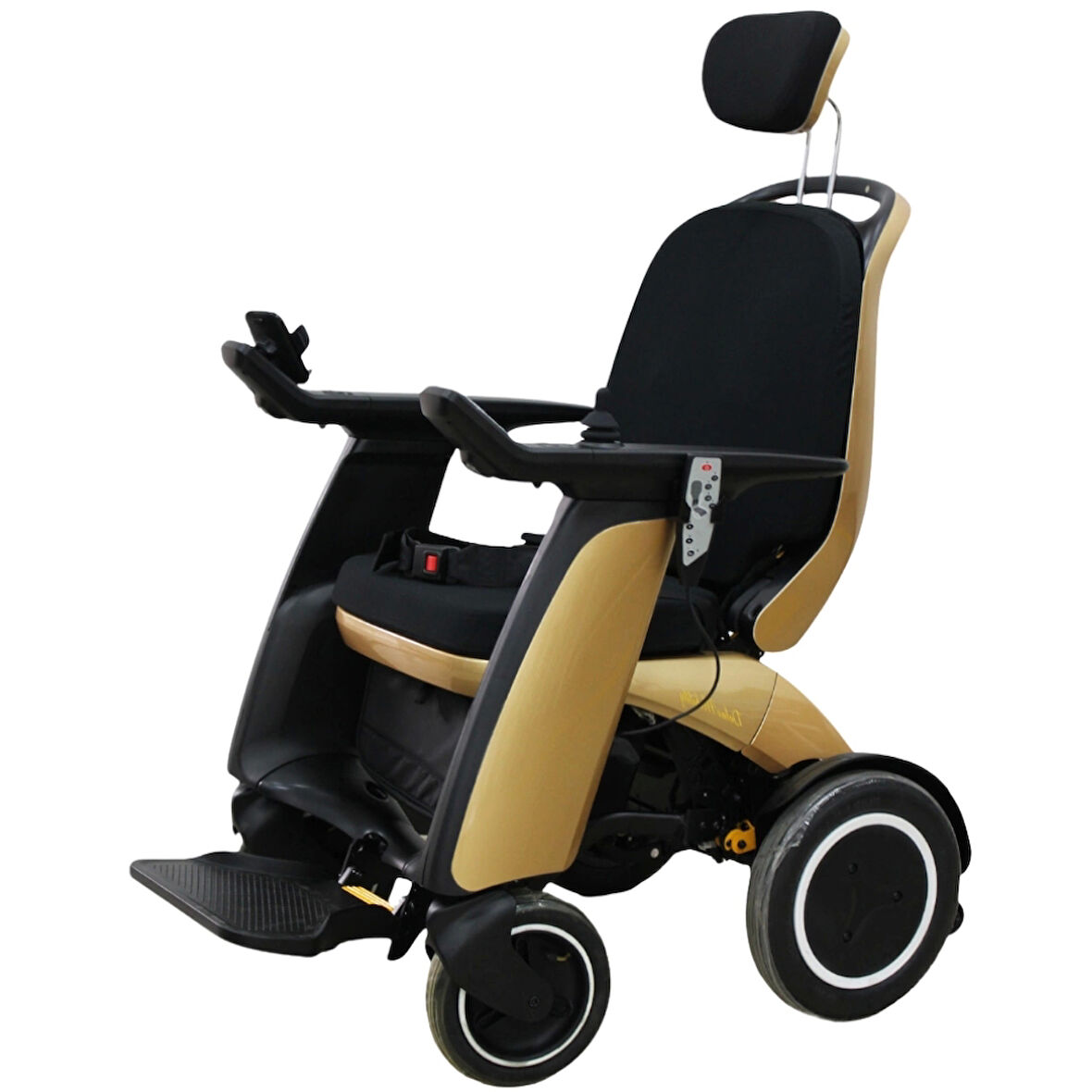 Poylin Masaj Koltuklu Akülü Tekerlekli Sandalye | 25 Km Menzilli, Katlanabilir ve Lüks Tasarım P911