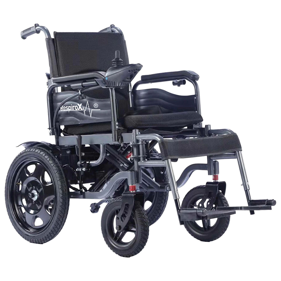 Respirox Akülü Tekerlekli Sandalye | Ekstra Süspansiyonlu, Katlanabilir ve Ergonomik Tasarım RATS-01